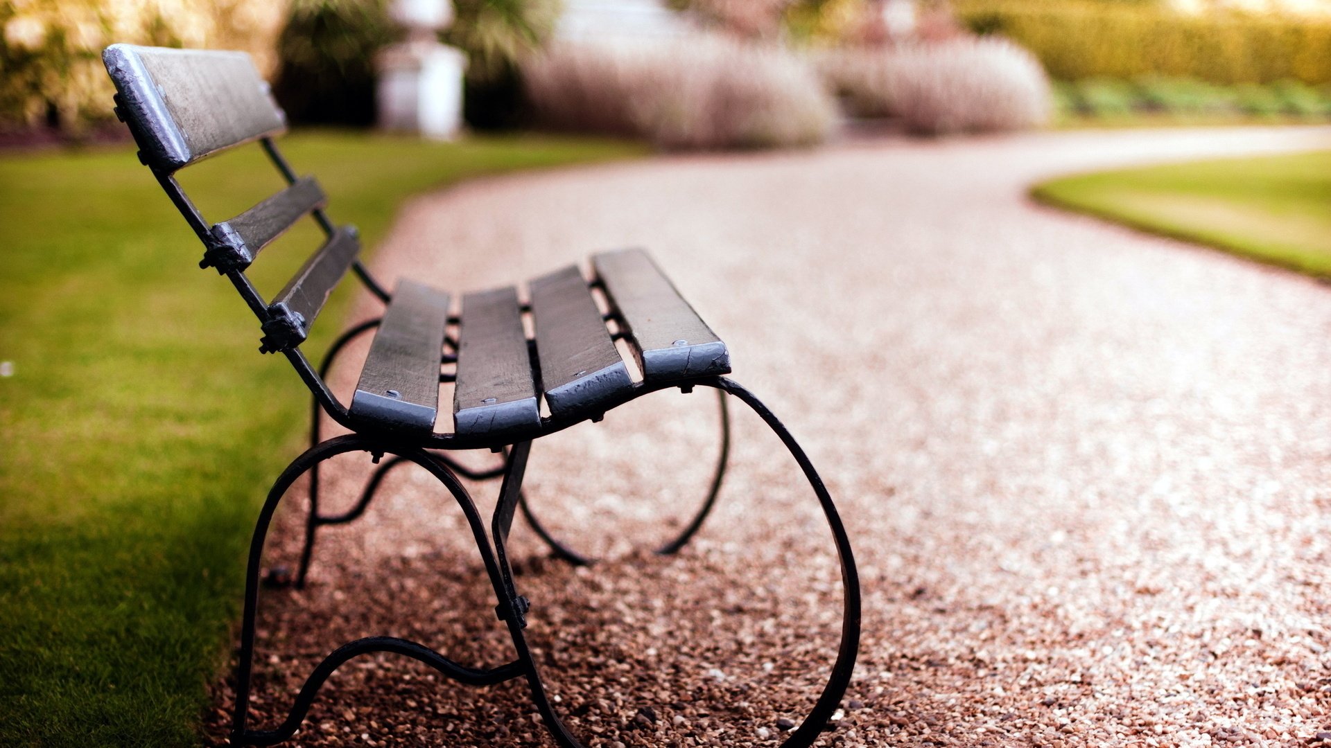 man made bench Image