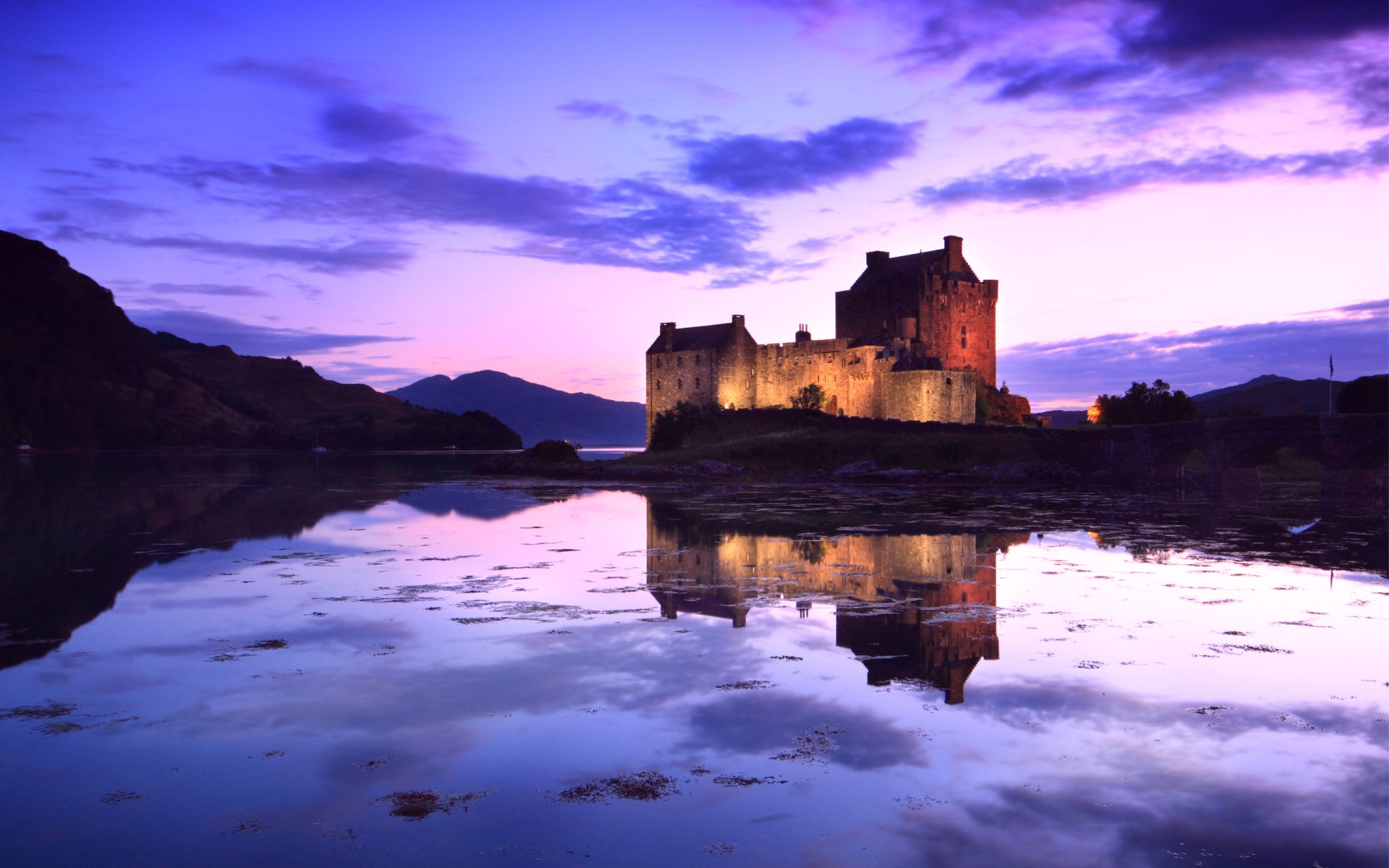man made Eilean Donan Castle Image