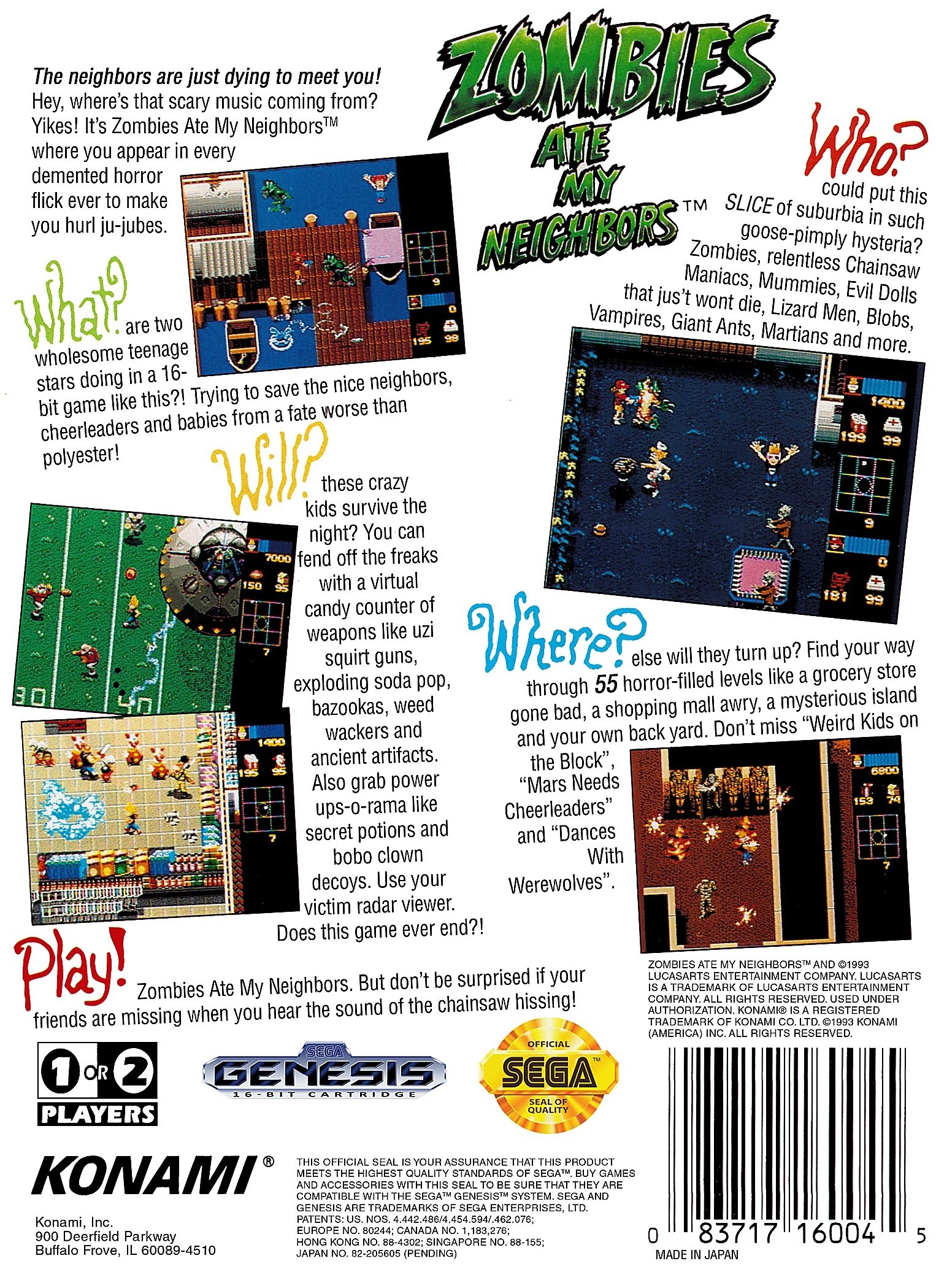 video game zombies ate my neighbors Image