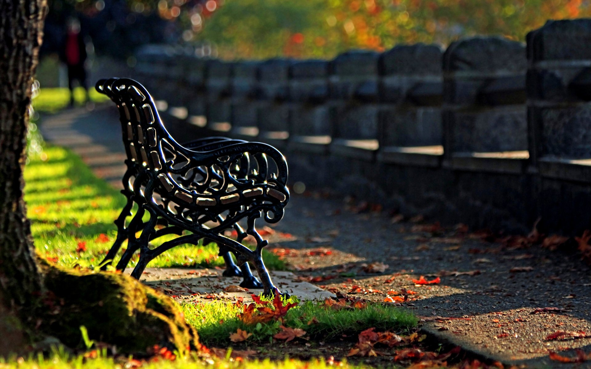 man made bench Image