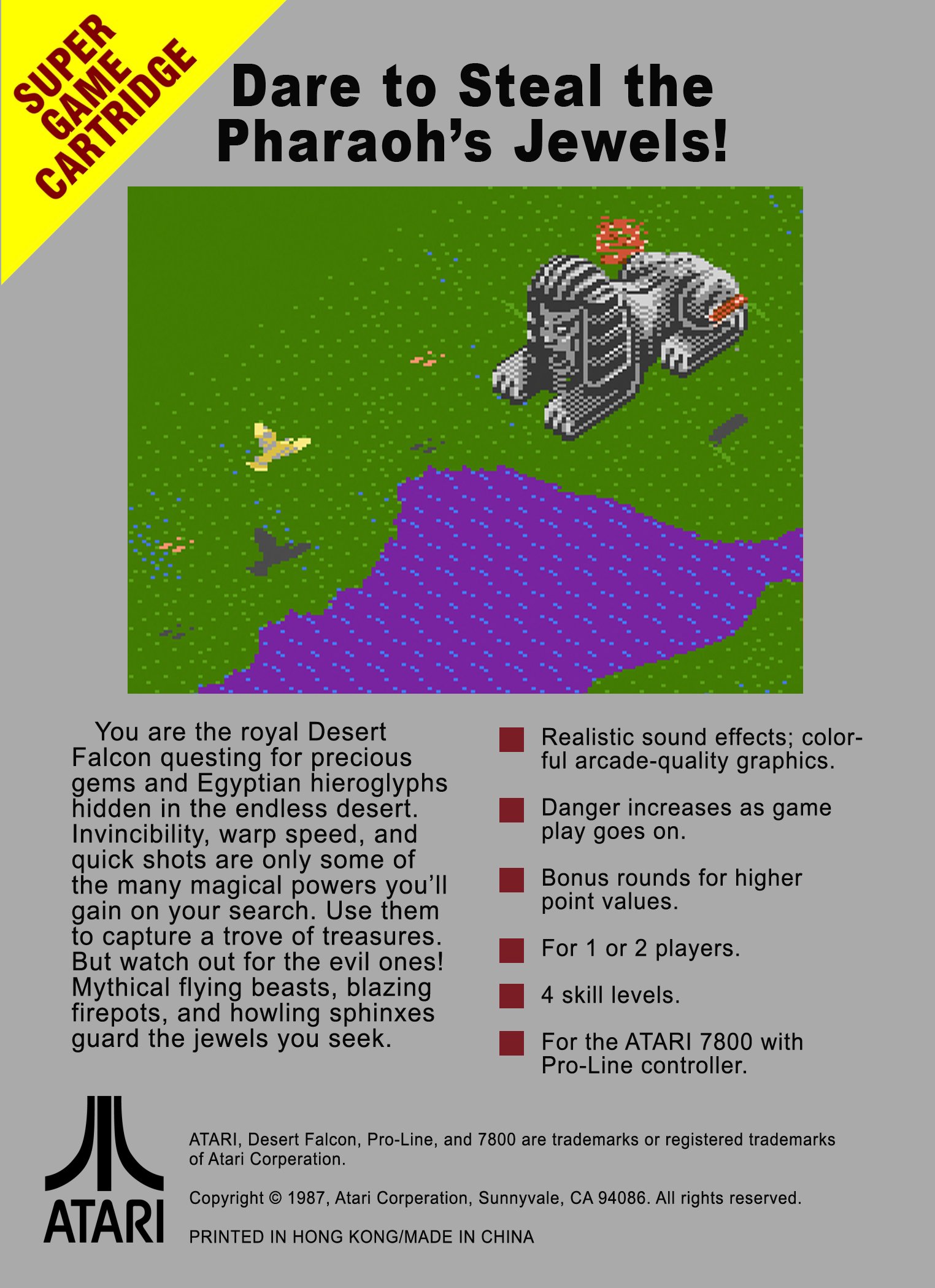 video game Desert Falcon Image