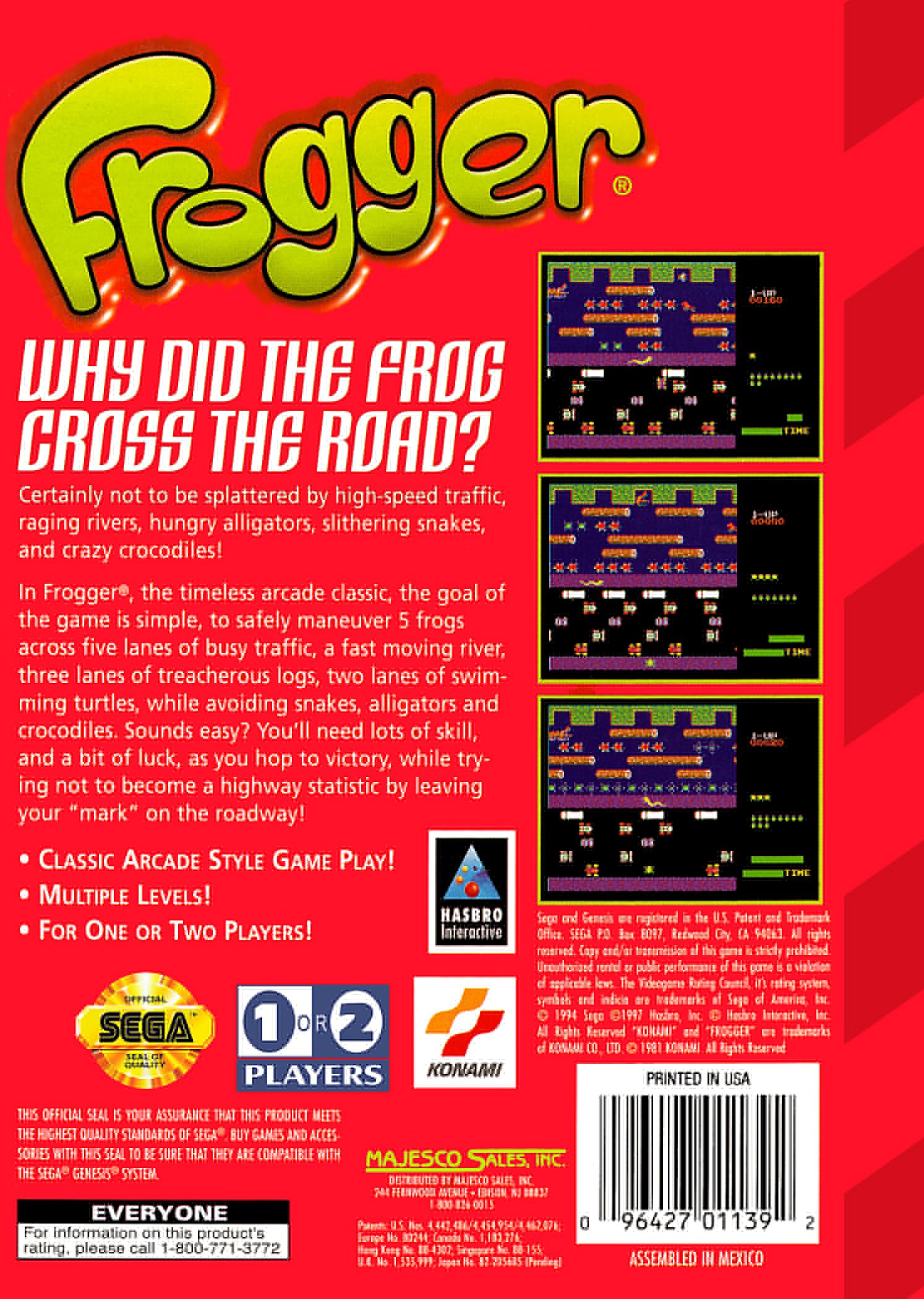 video game Frogger Image