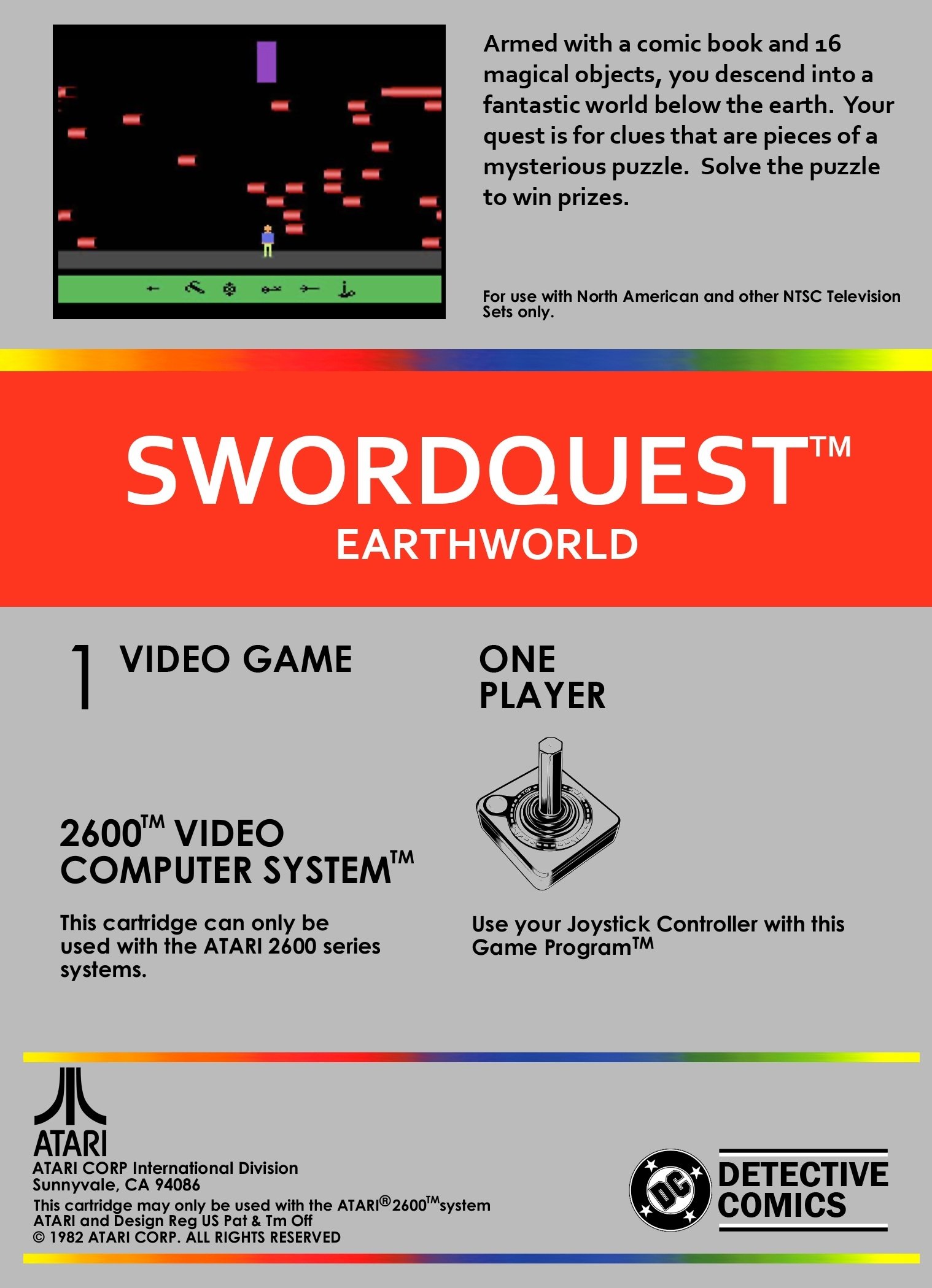 video game Swordquest: EarthWorld Image