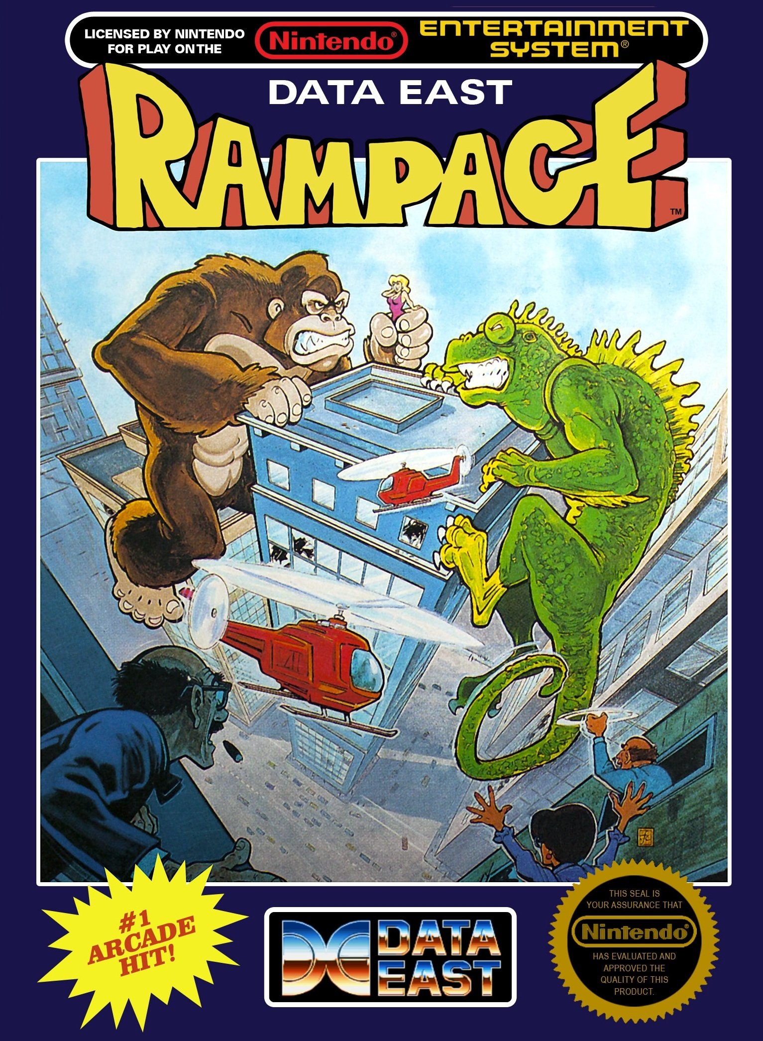 Rampage Video Game Box Art - ID: 28188 - Image Abyss