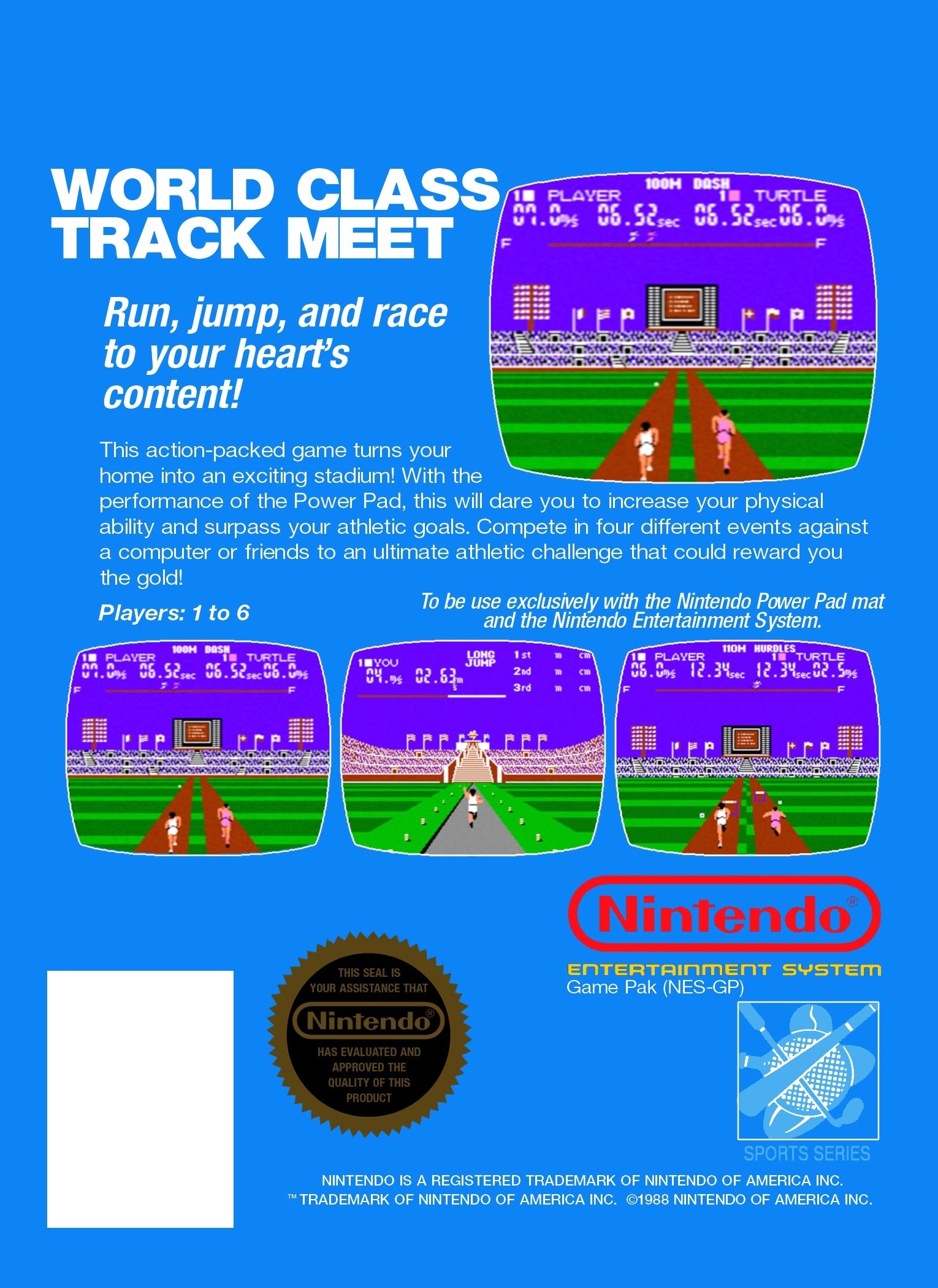 video game World Class Track Meet Image