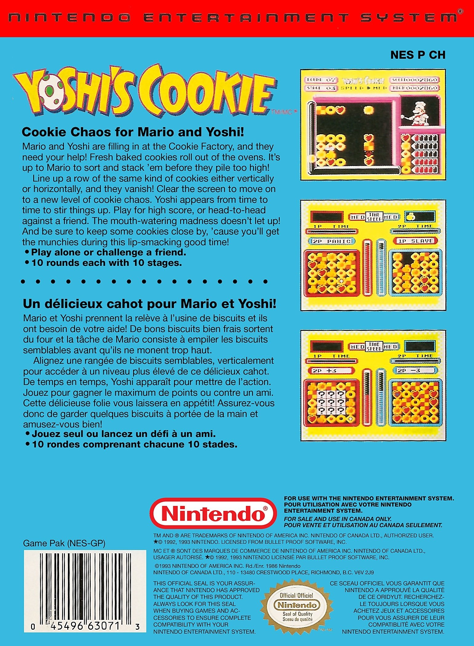 video game Yoshi's Cookie Image