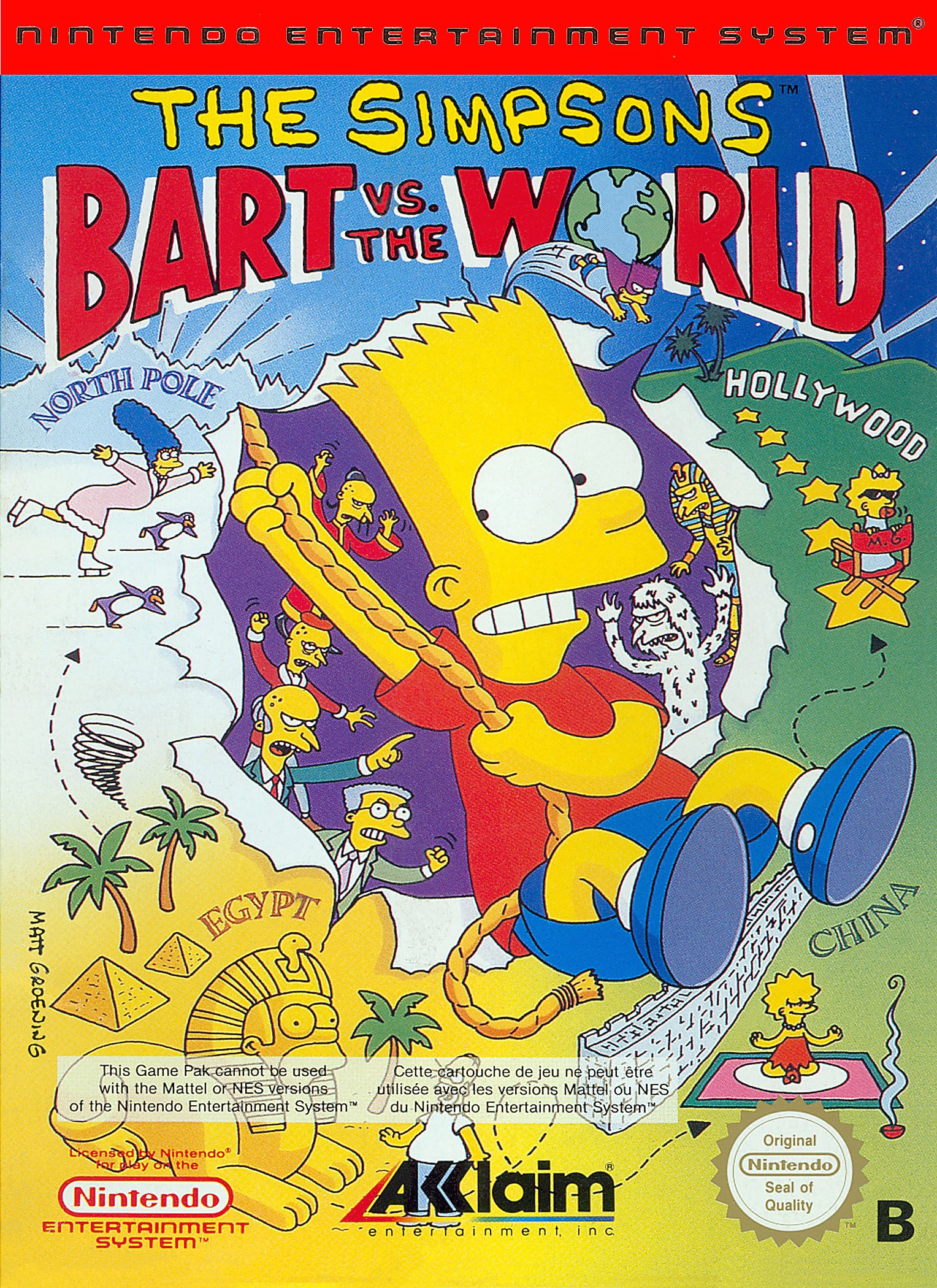 video game The Simpsons: Bart vs. The World Image