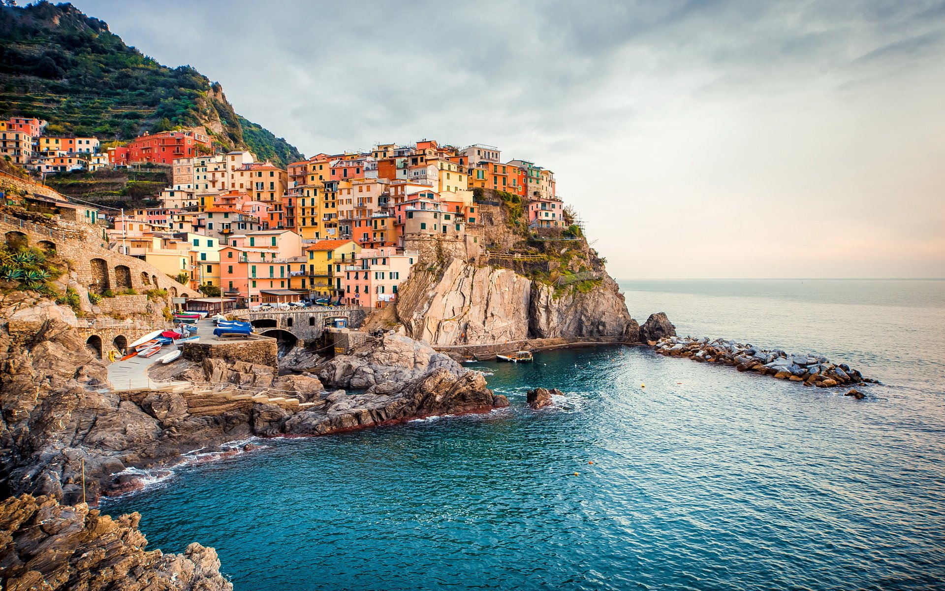man made Manarola Image