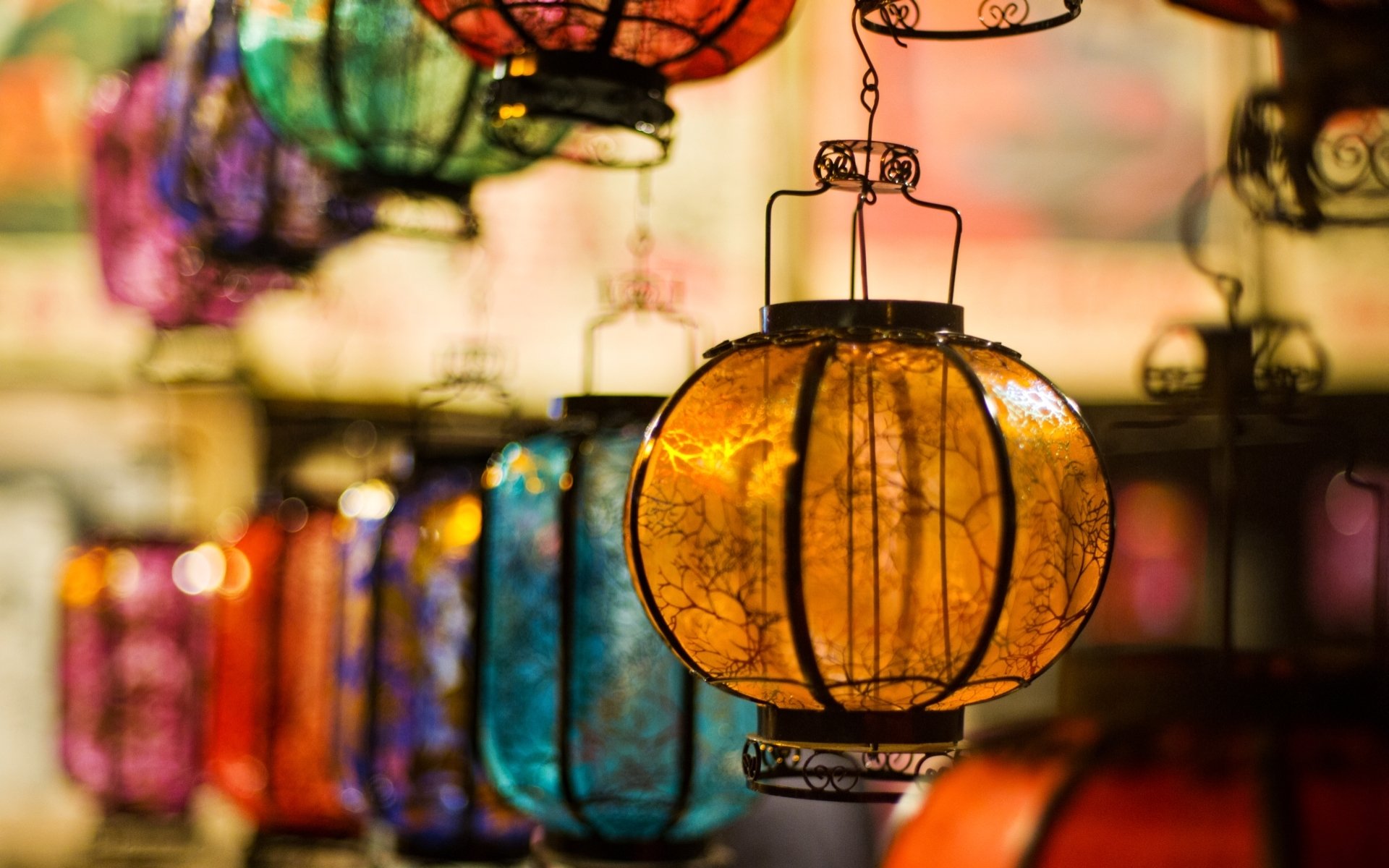 man made lantern Image