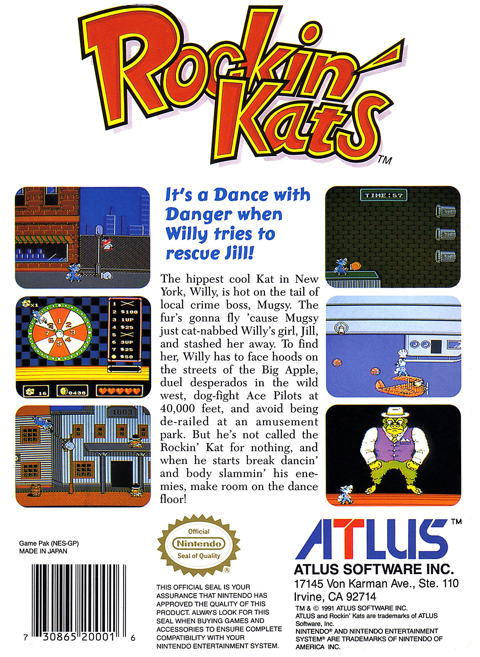 video game Rockin' Kats Image