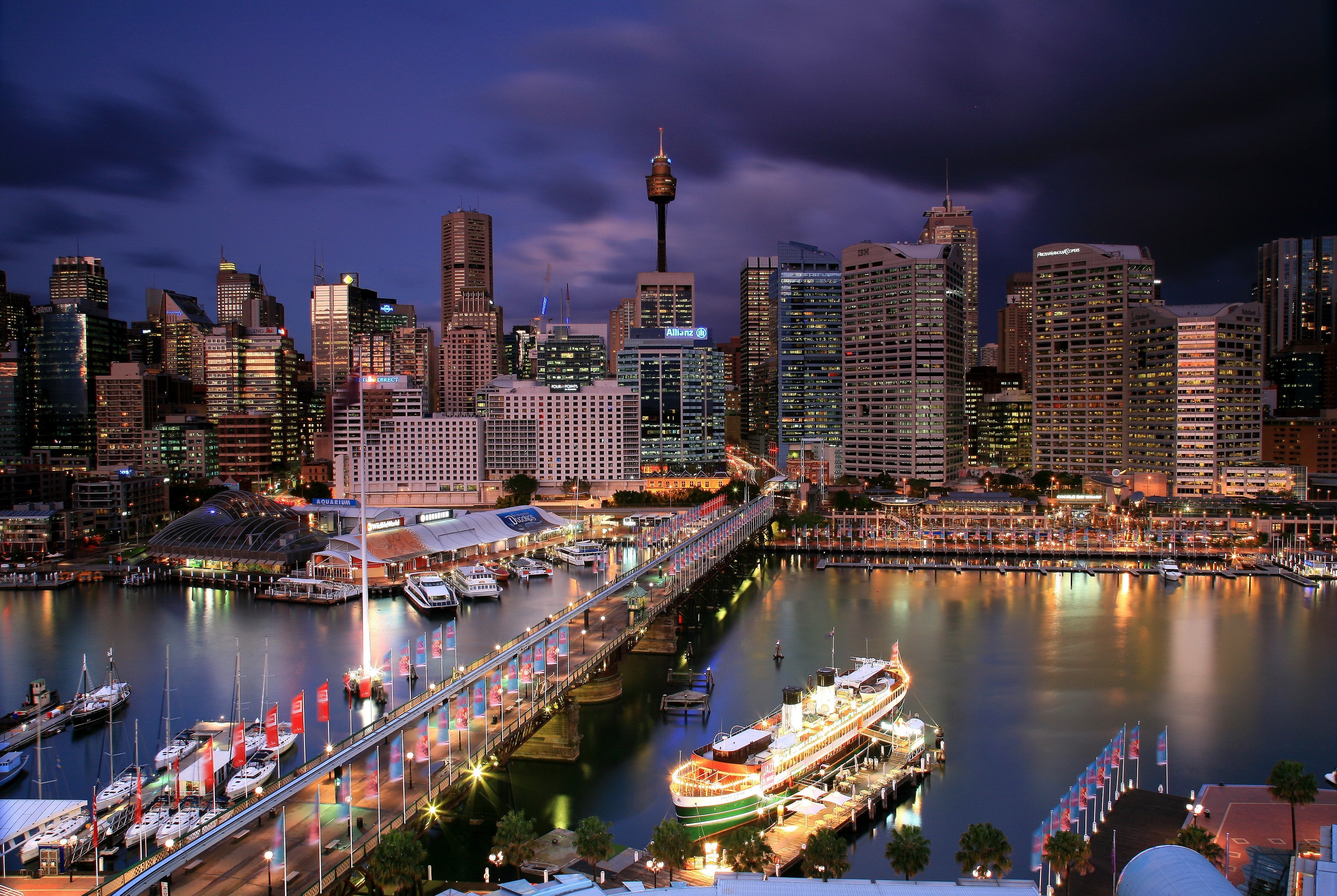 Darling Harbour Sydney Australia Image Abyss