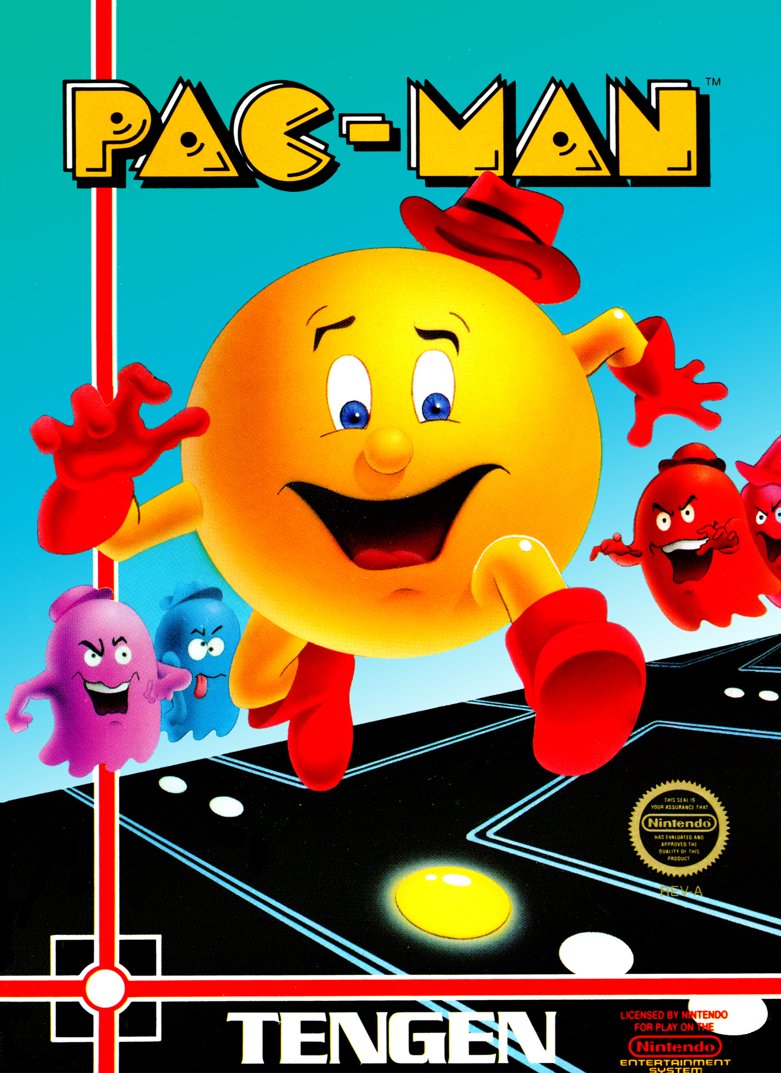 Pac-Man Video Game Box Art - ID: 28392 - Image Abyss.