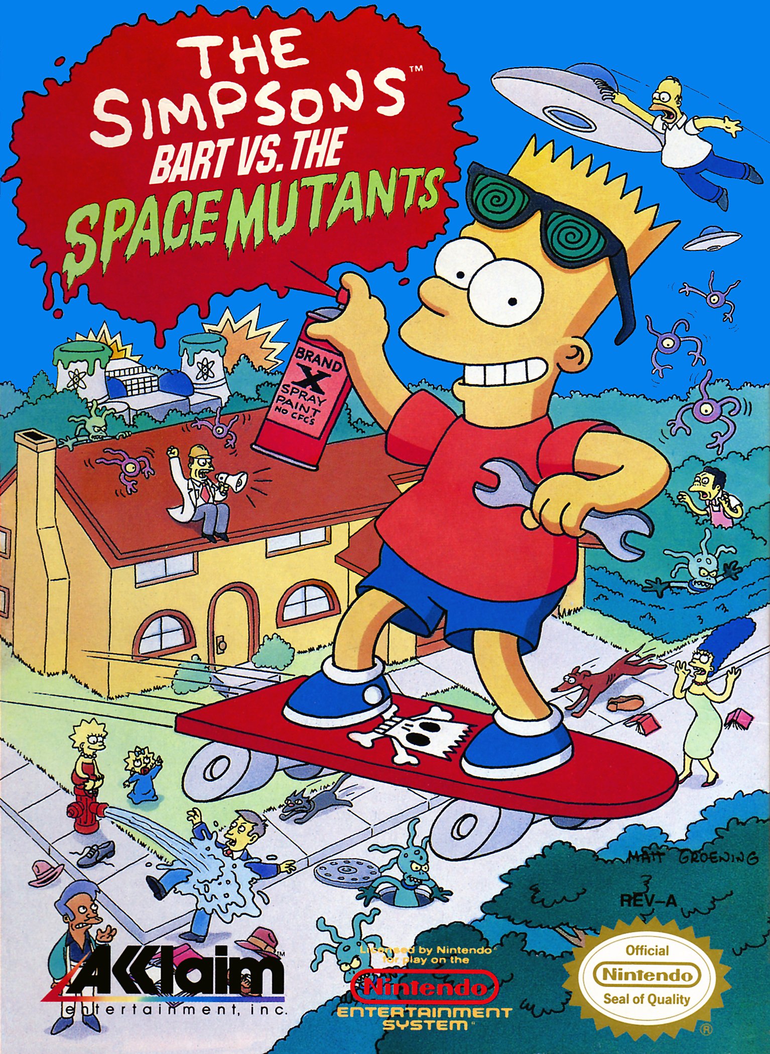 video game The Simpsons: Bart vs. the Space Mutants Image