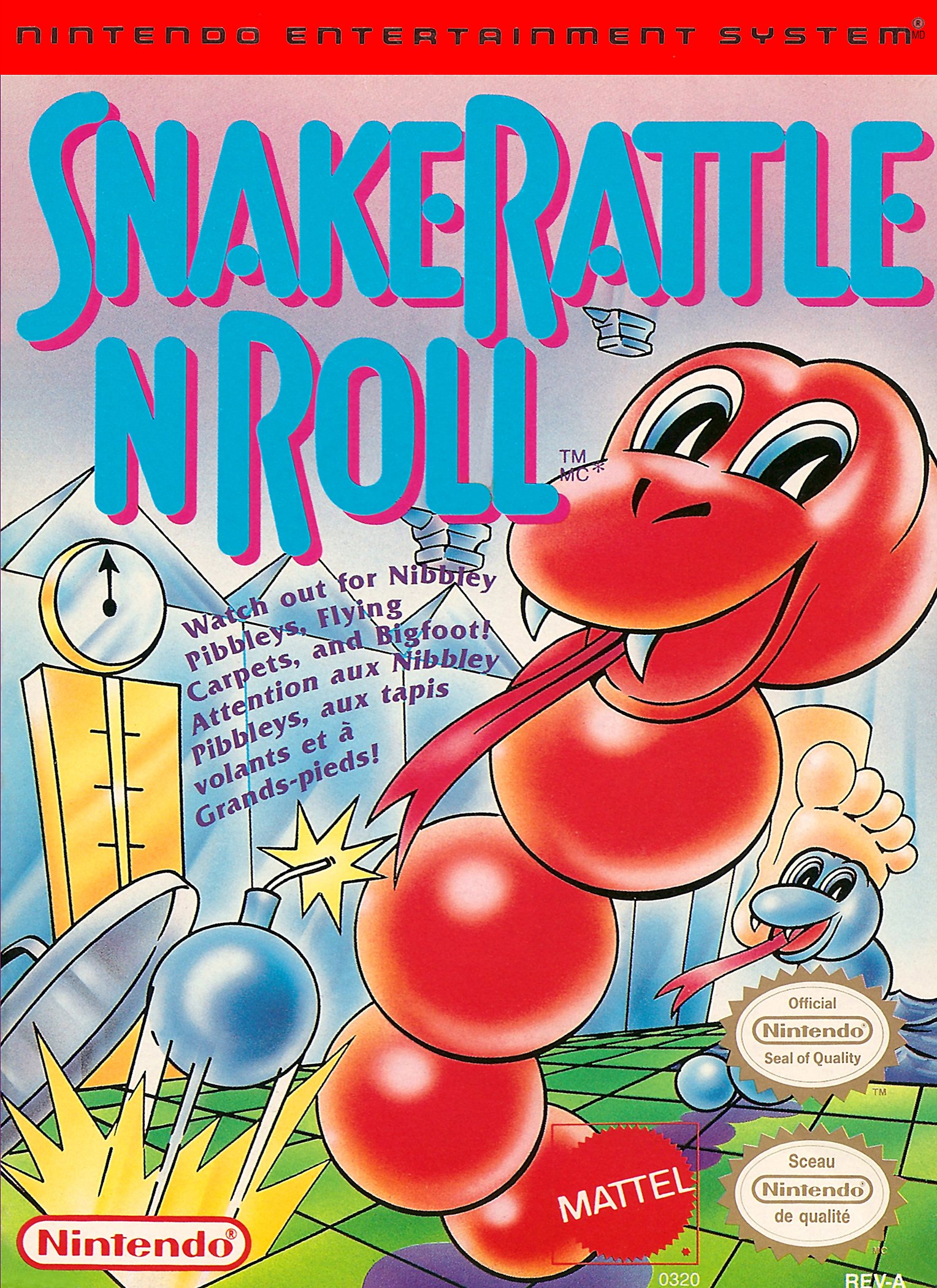video game Snake Rattle 'n' Roll Image