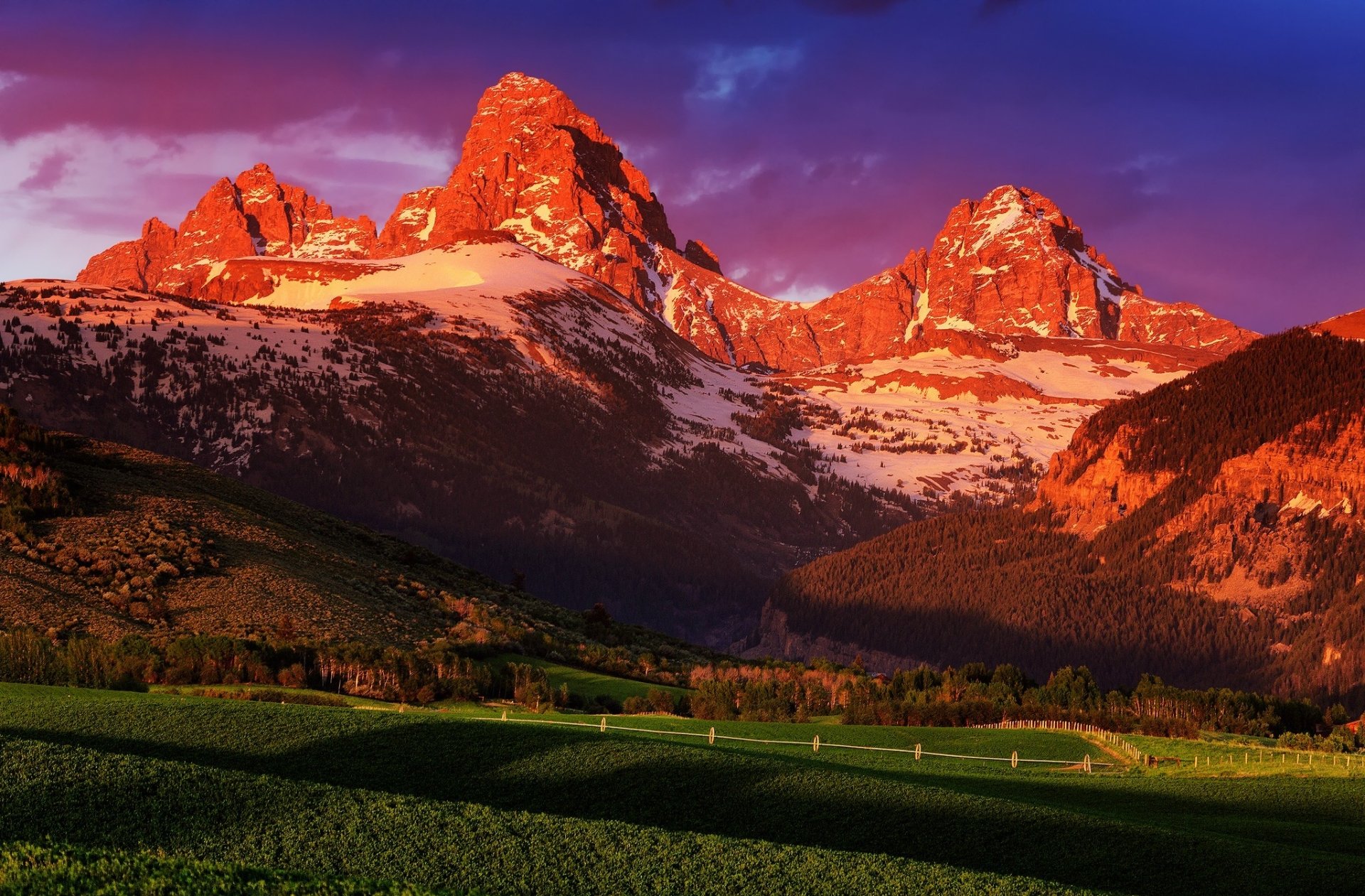 Download Nature The Teton Range Image