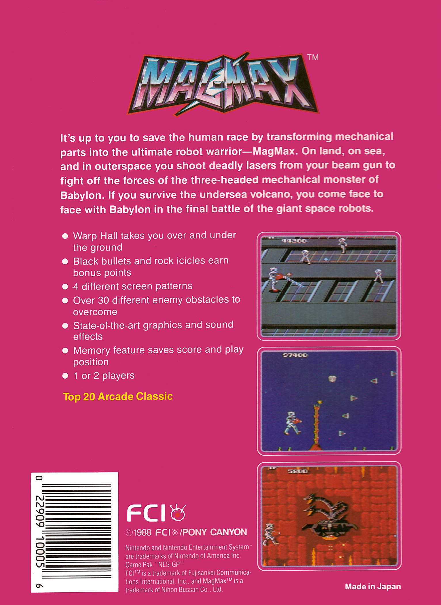 video game MagMax Image