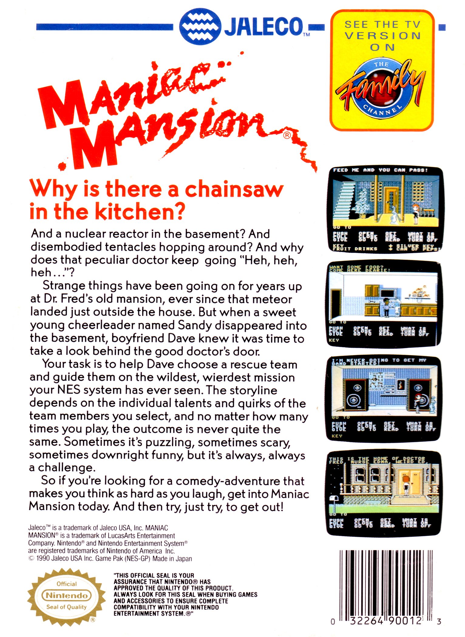 video game Maniac Mansion (1989) Image