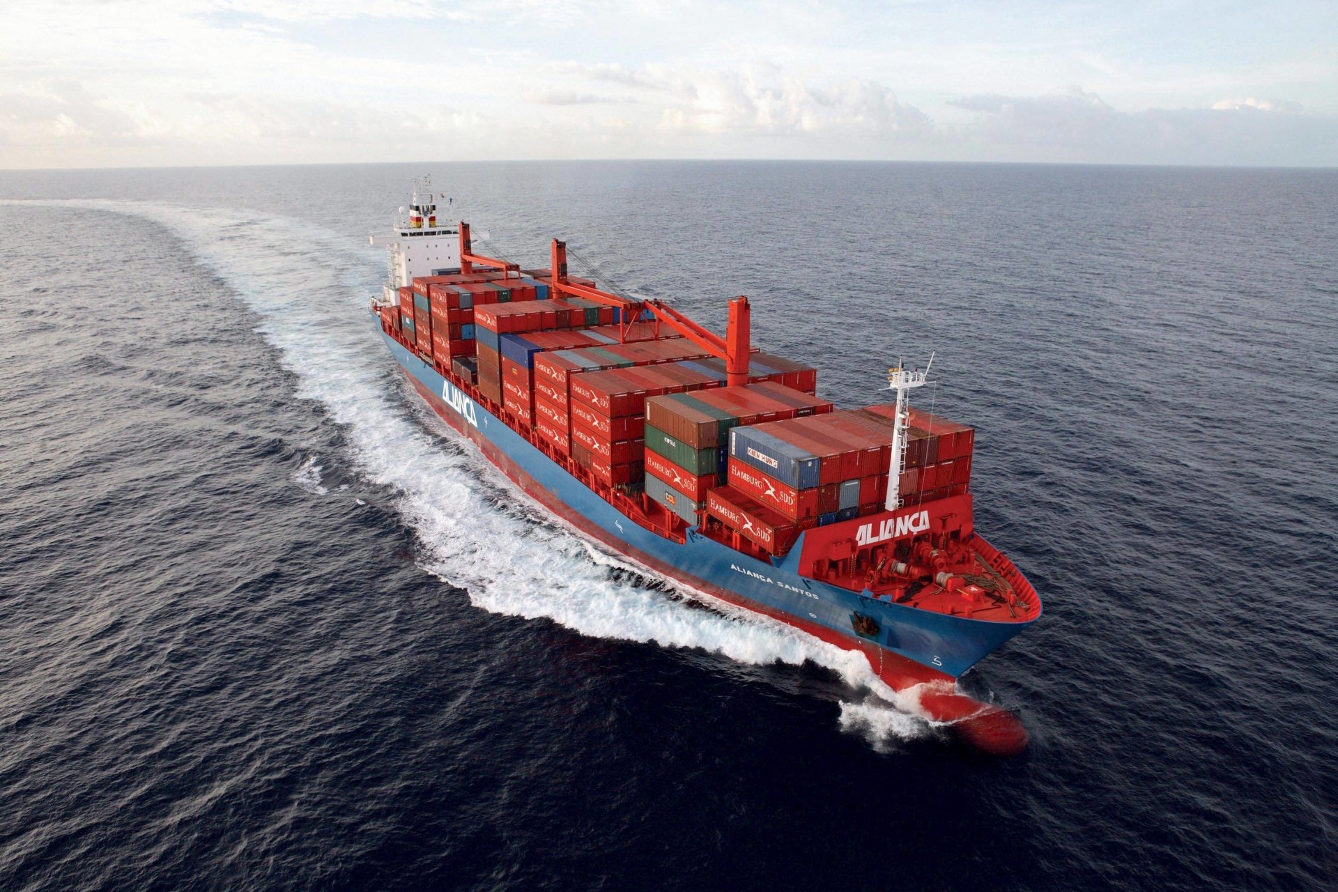 vehicle container ship Image