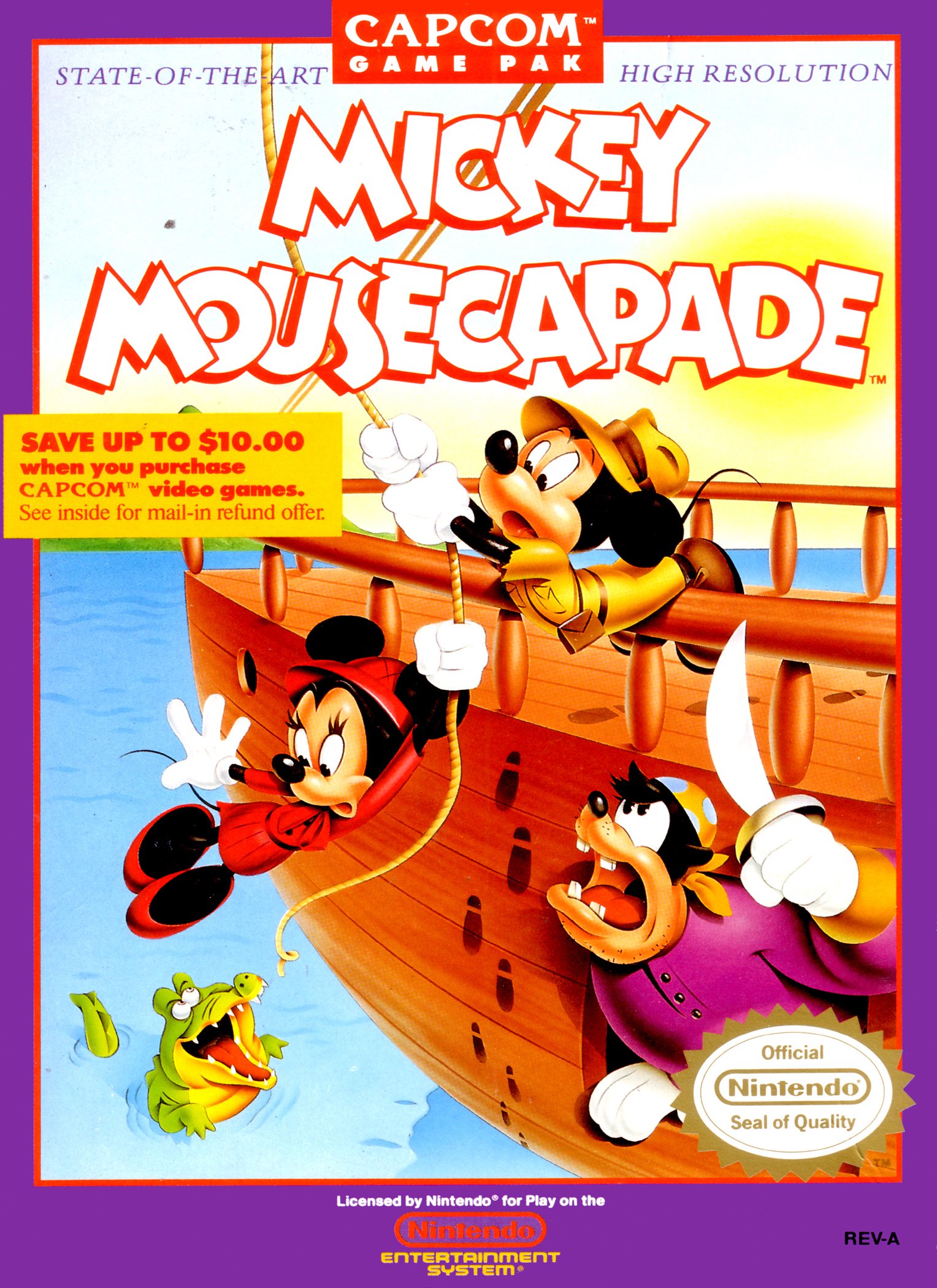 video game Mickey Mousecapade Image