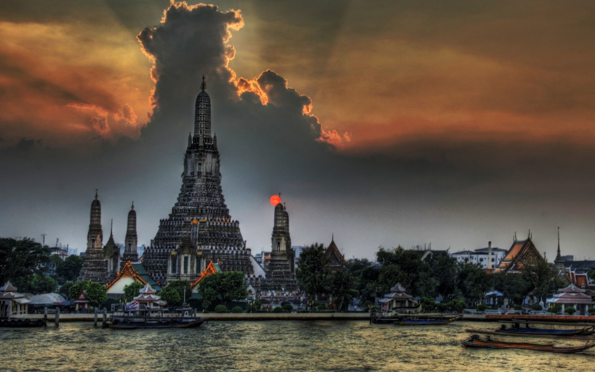 religious Wat Arun Temple Image