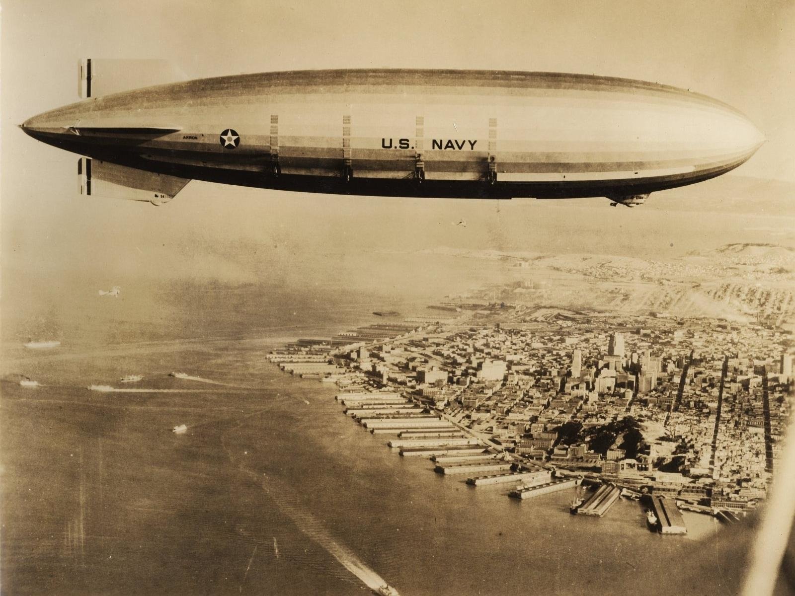  USS Akron was a helium-filled rigid airship of the U.S. Navy