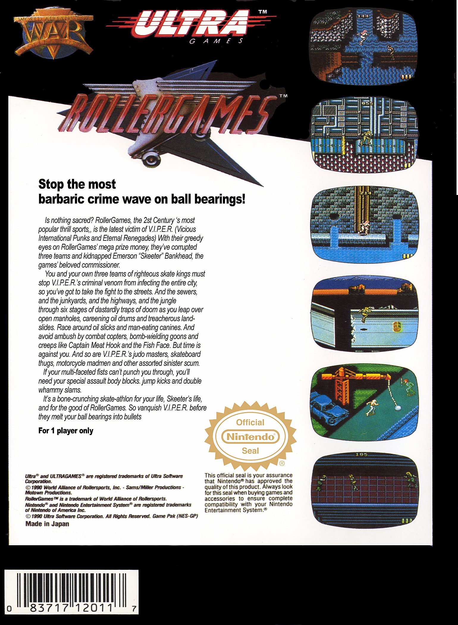 video game Rollergames Image