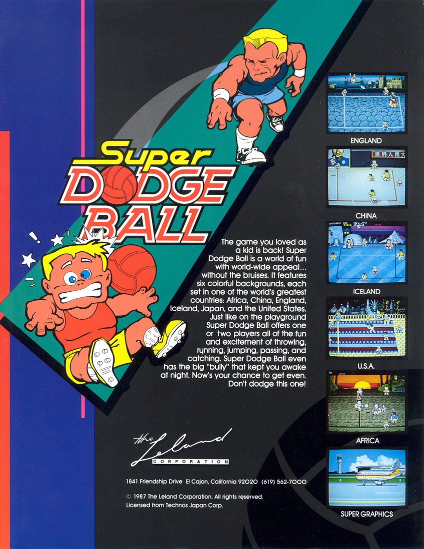 video game Super Dodge Ball Image