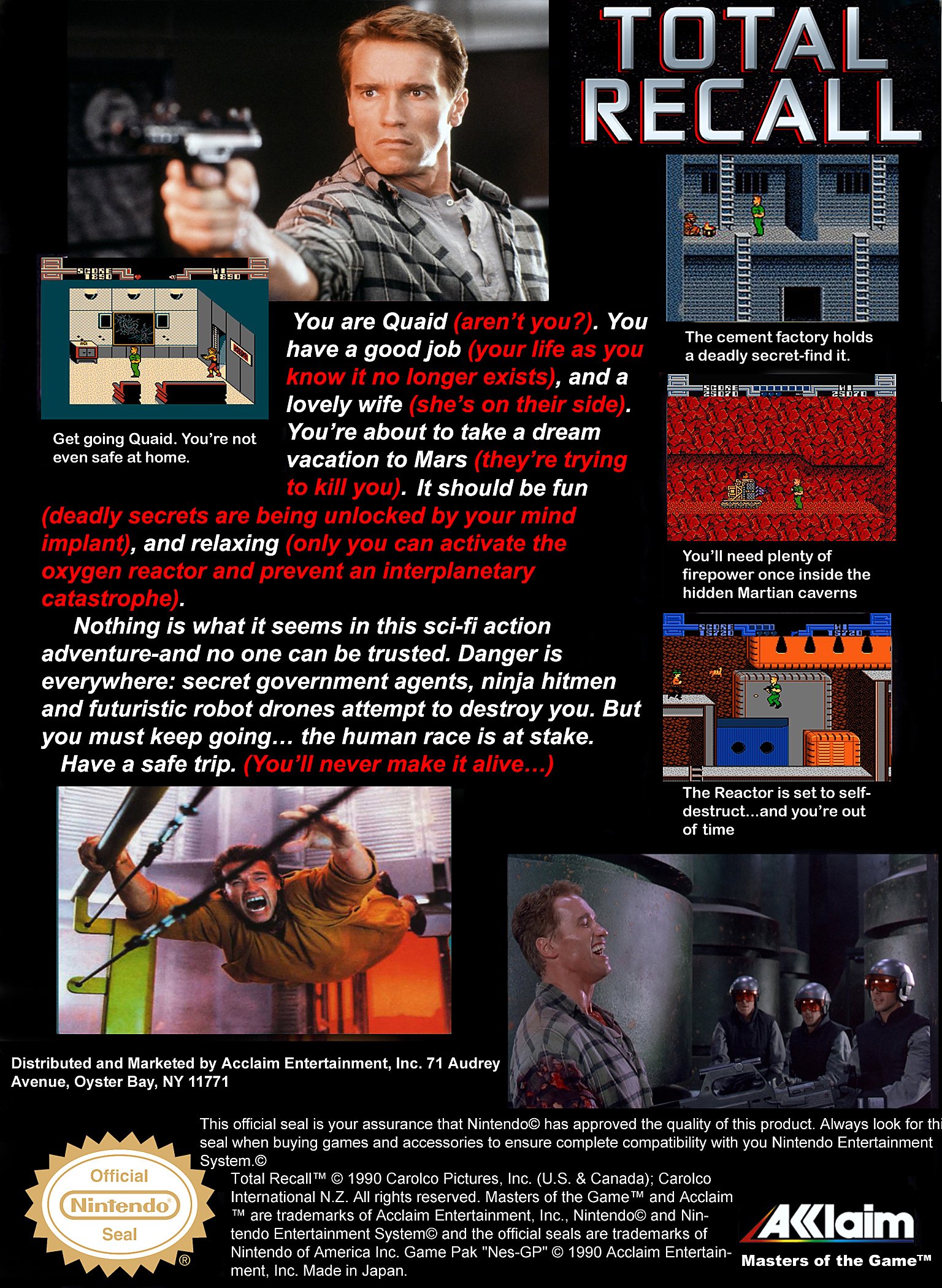video game Total Recall Image
