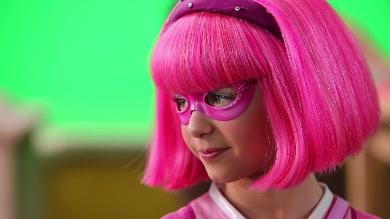 LazyTown's blue-haired character - wide 3