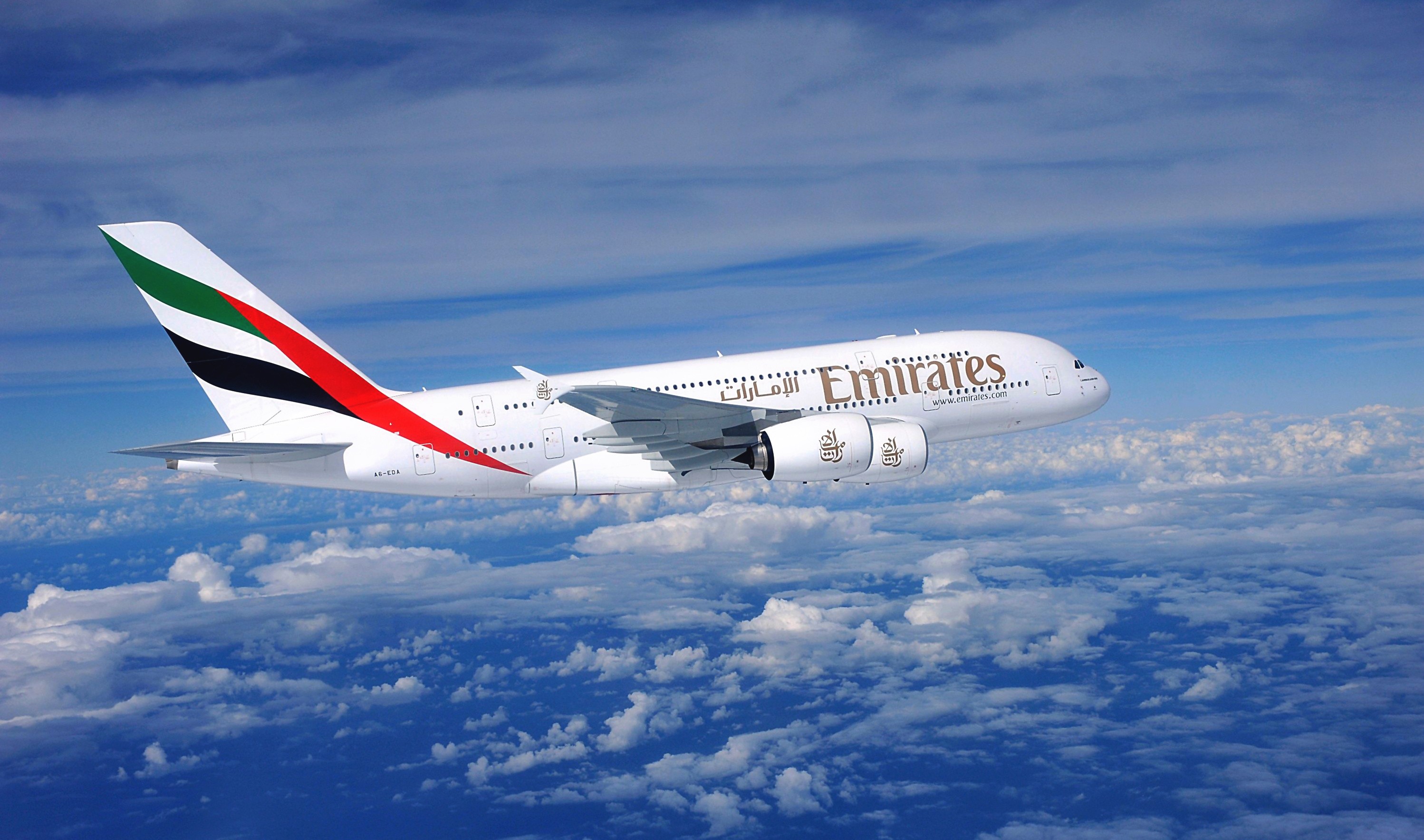 A6-EDA Emirates Airbus A380-861