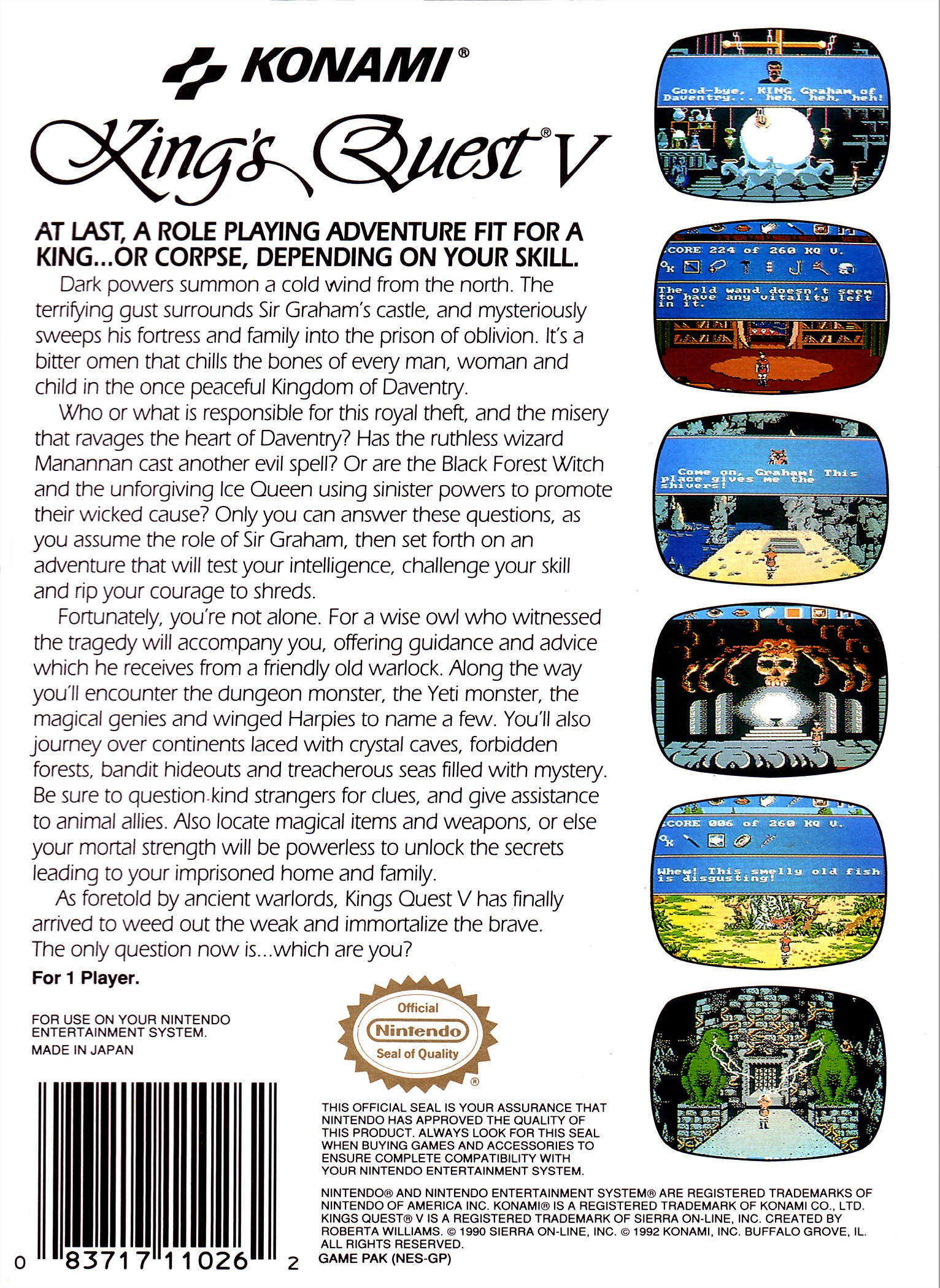 video game King's Quest V Image