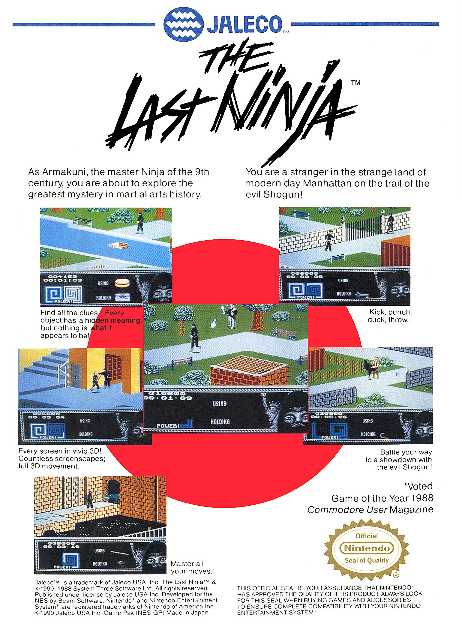 video game The Last Ninja Image