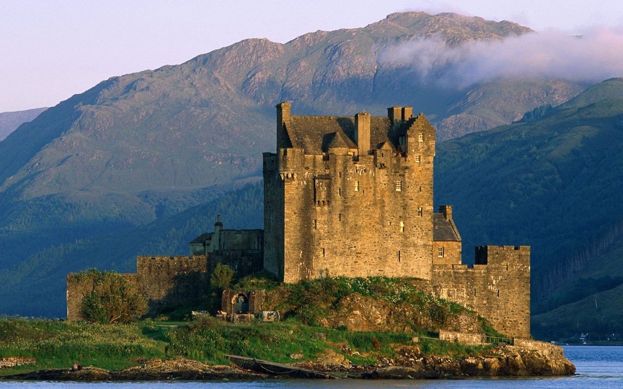 man made Eilean Donan Castle Image