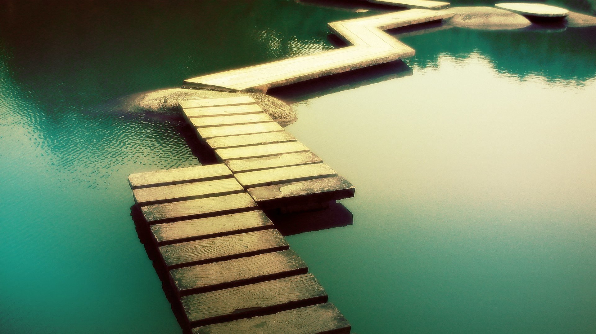 man made boardwalk Image