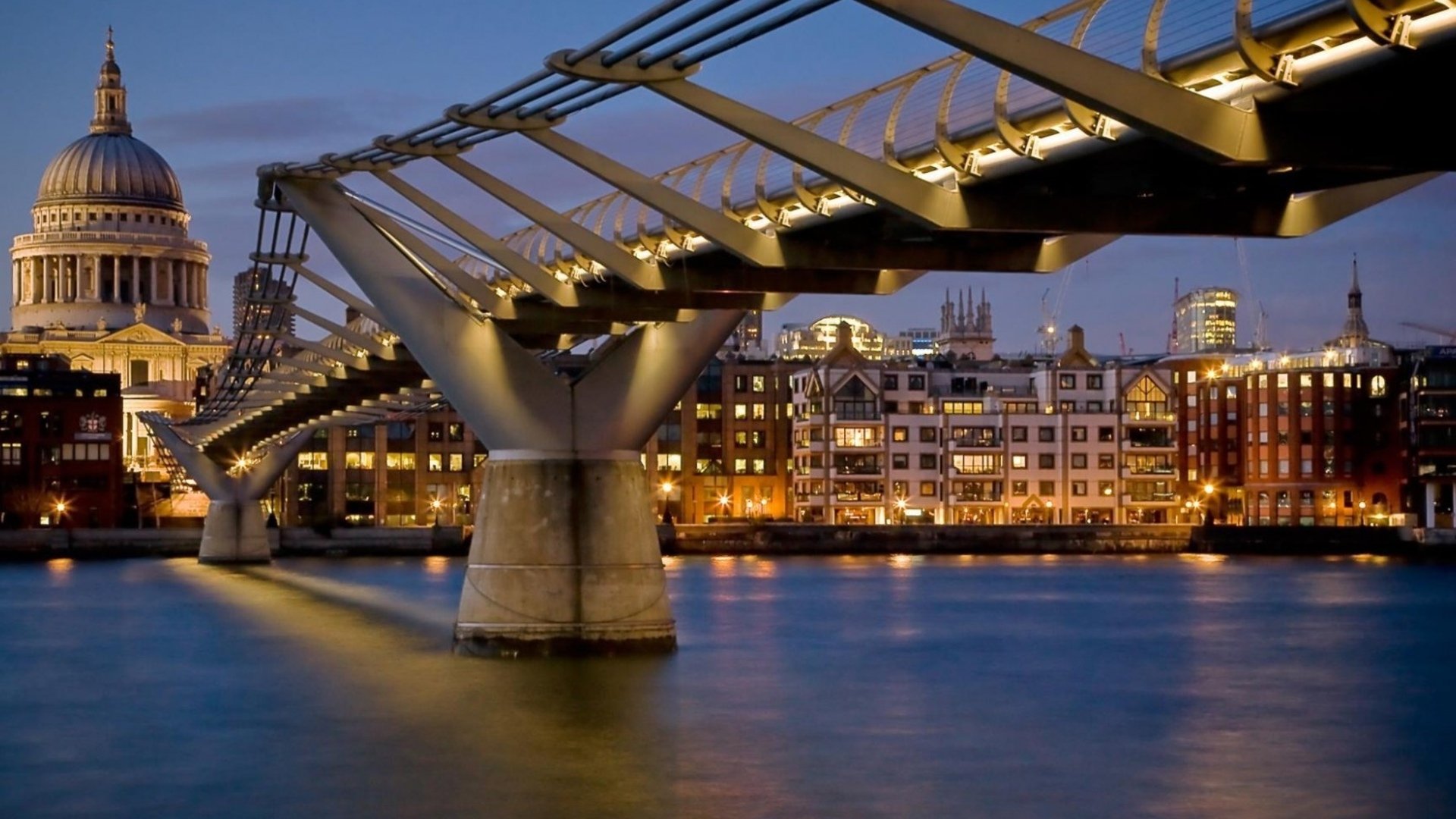 man made Millennium Bridge Image