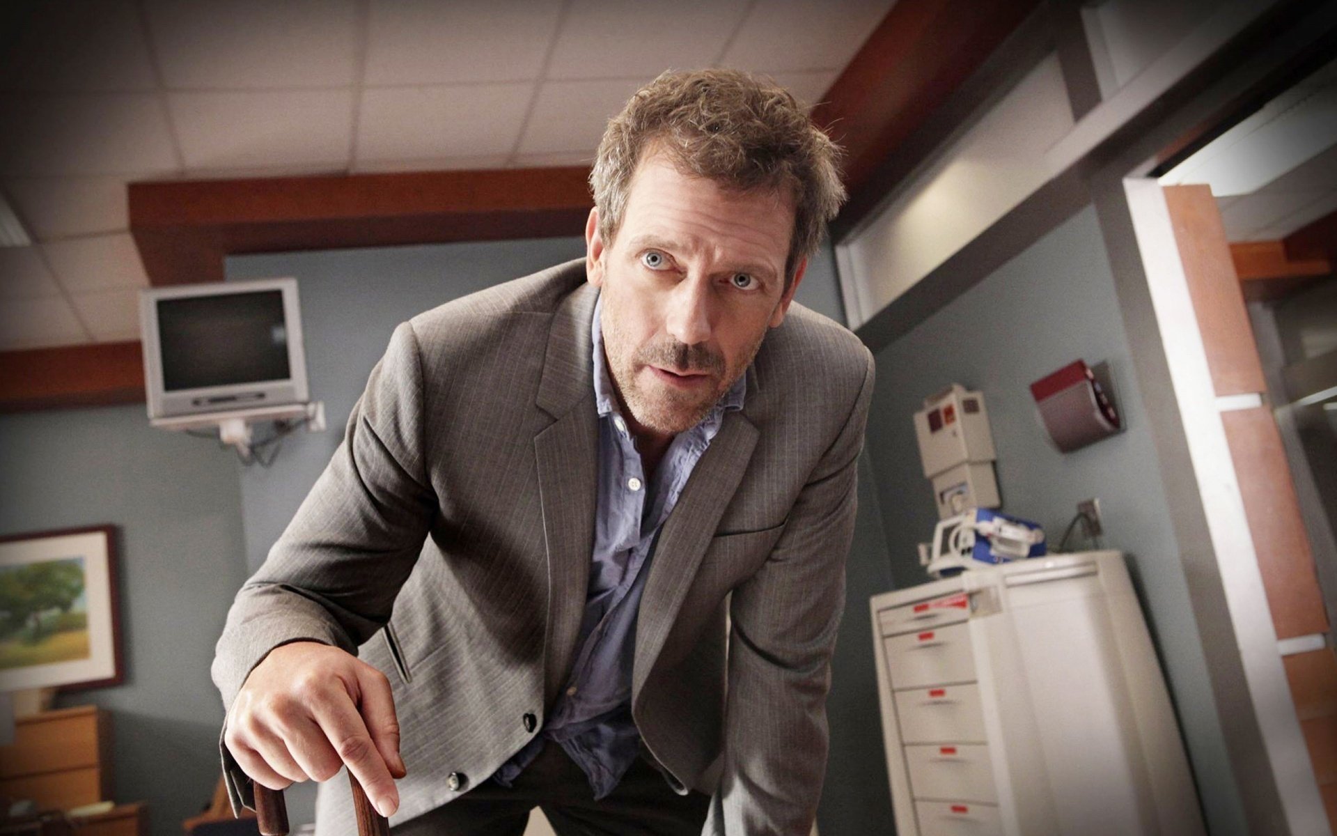 Download Gregory House Hugh Laurie TV Show House Image