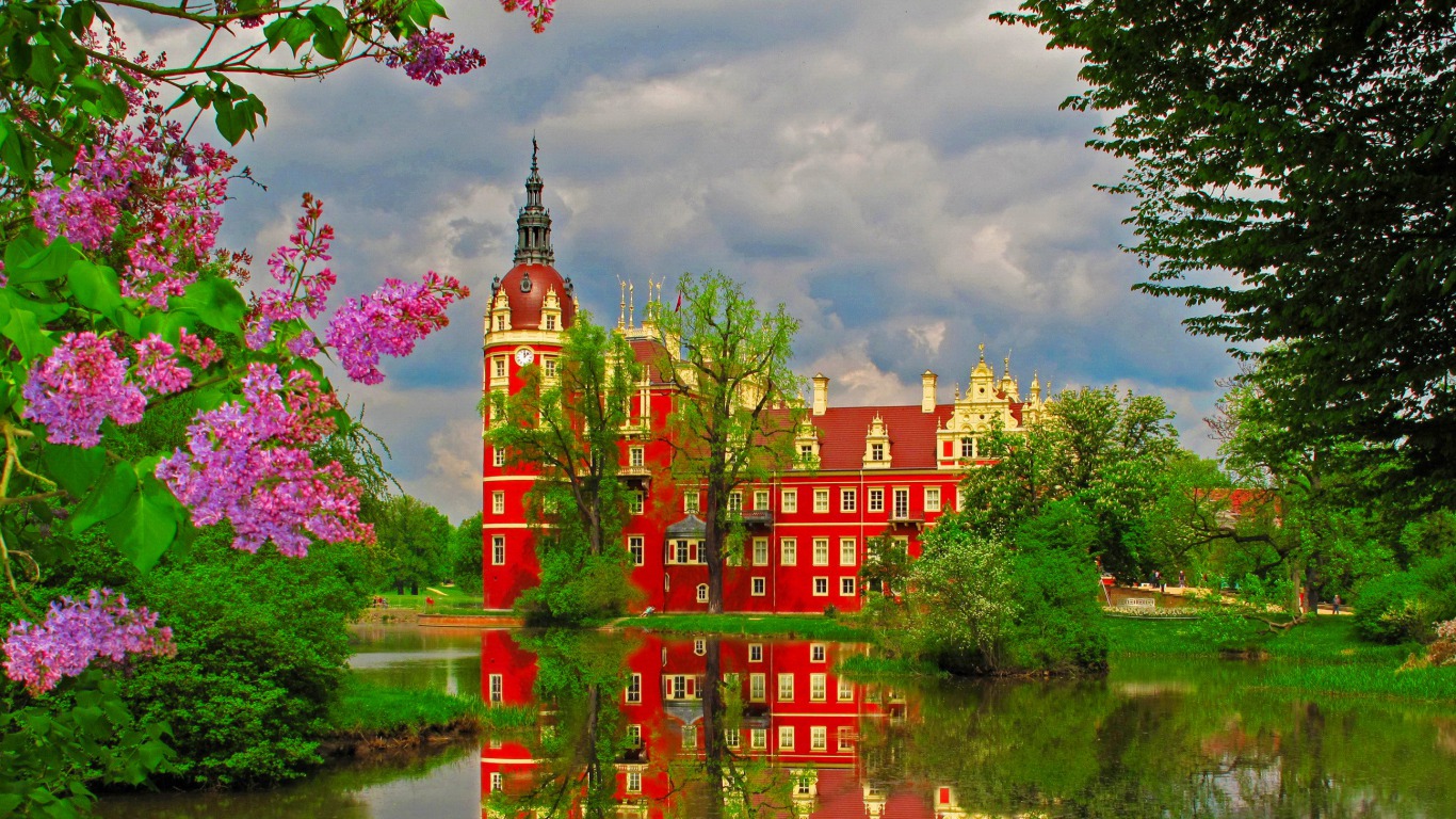 Red Castle in Saxony, Germany