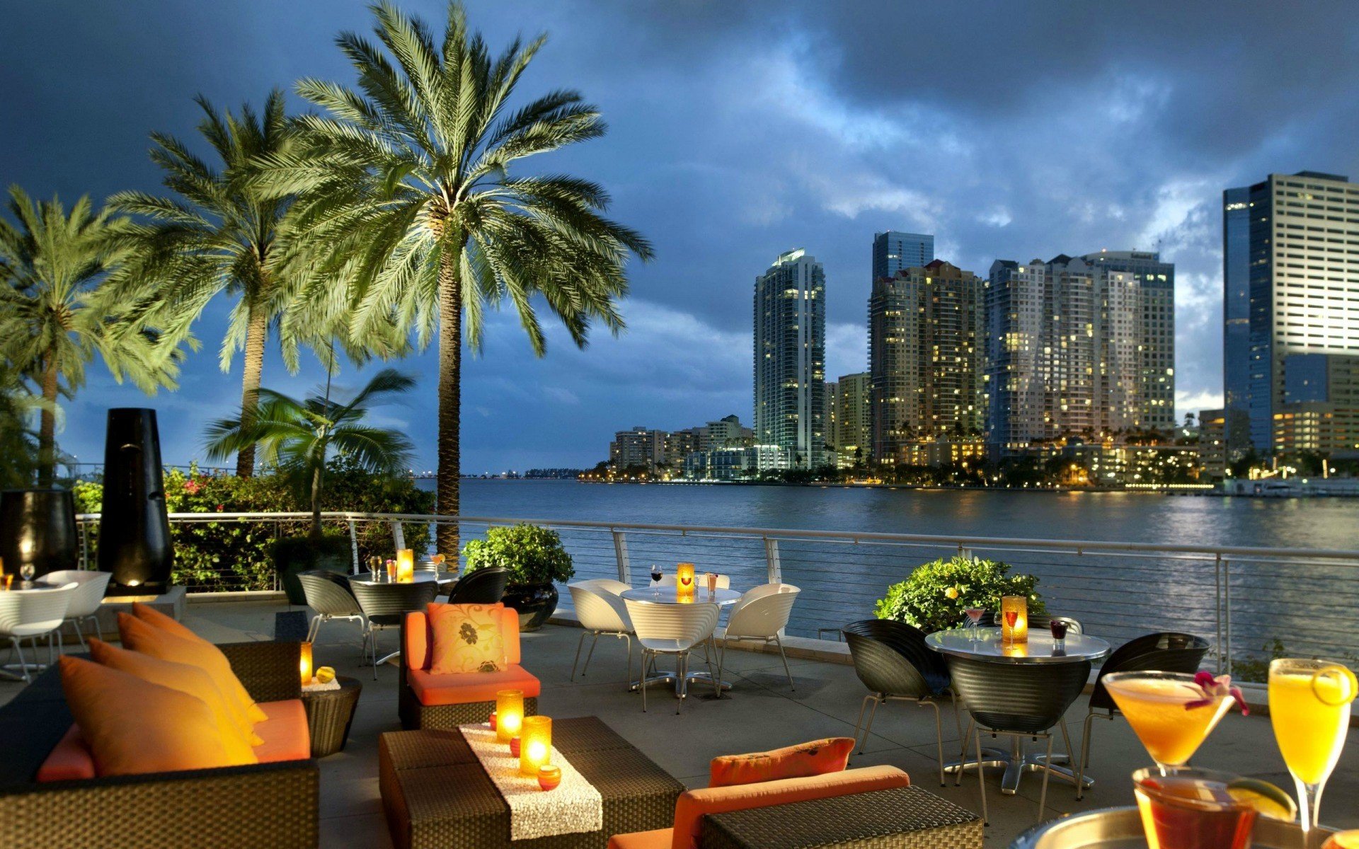View of Miami from Terrace