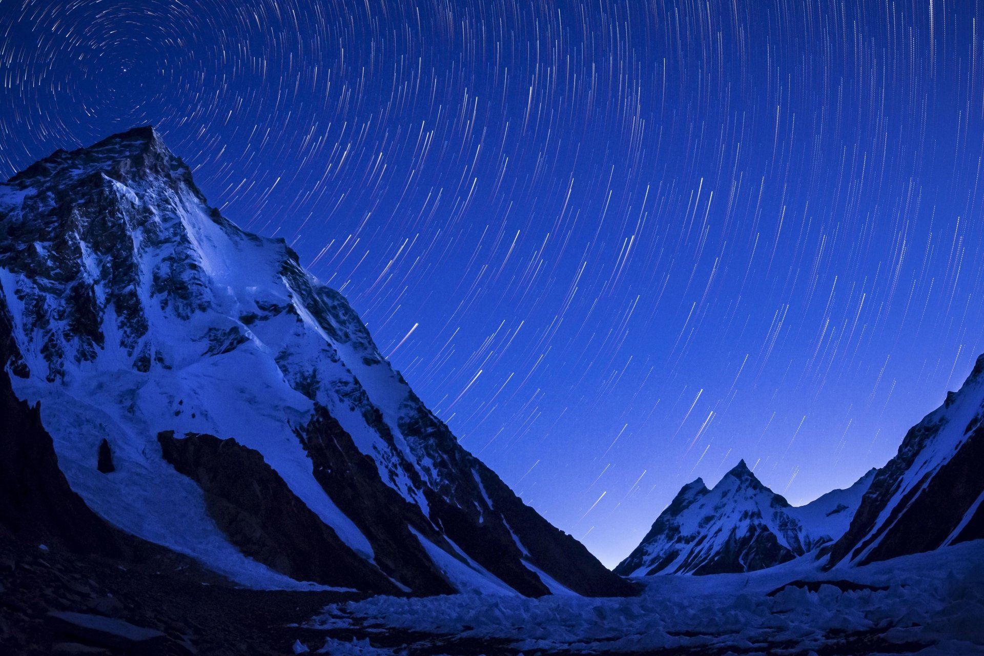  glacier in the Karakoram region of Pakistan