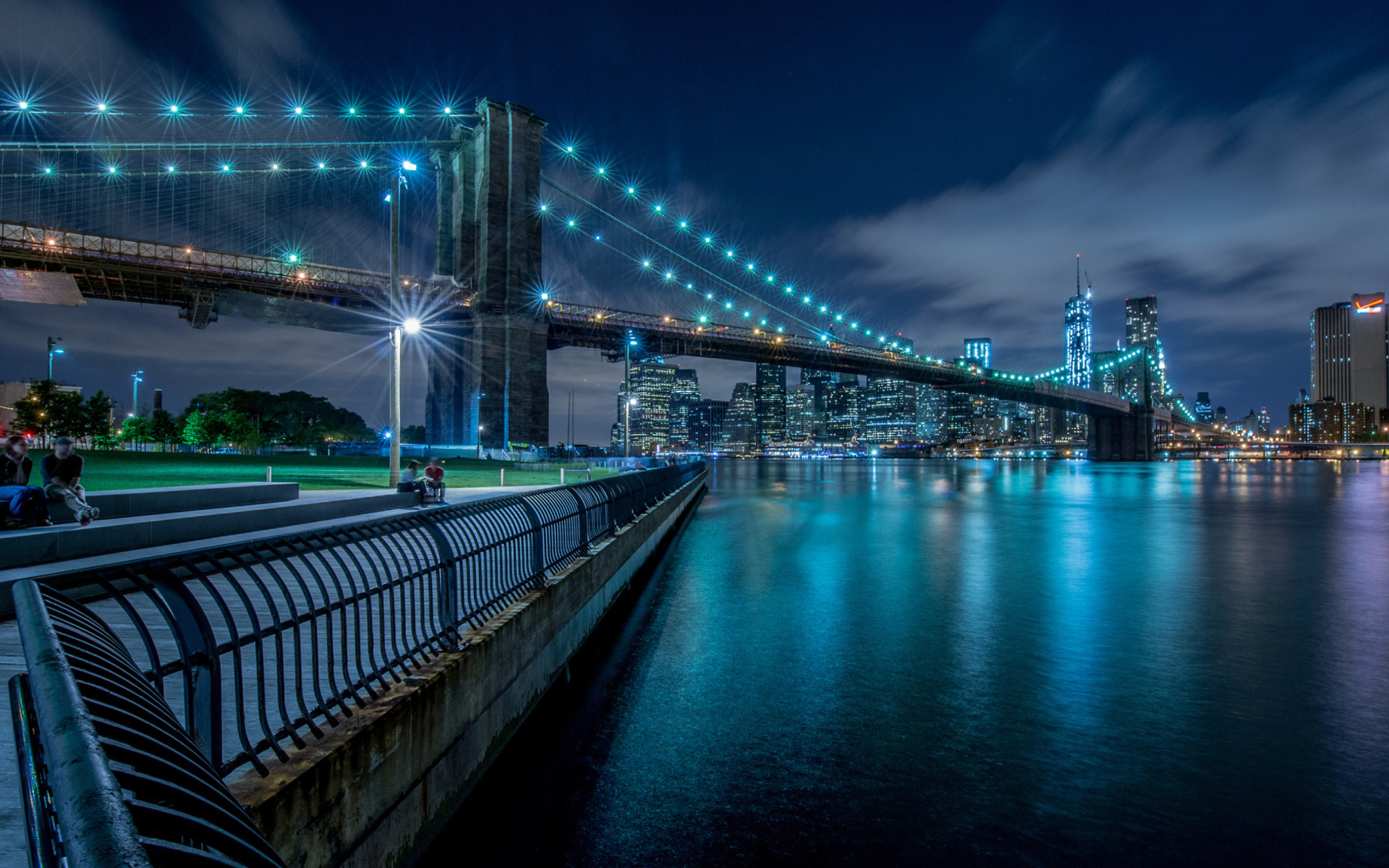 Brooklyn Bridge at Night Image - ID: 289233 - Image Abyss