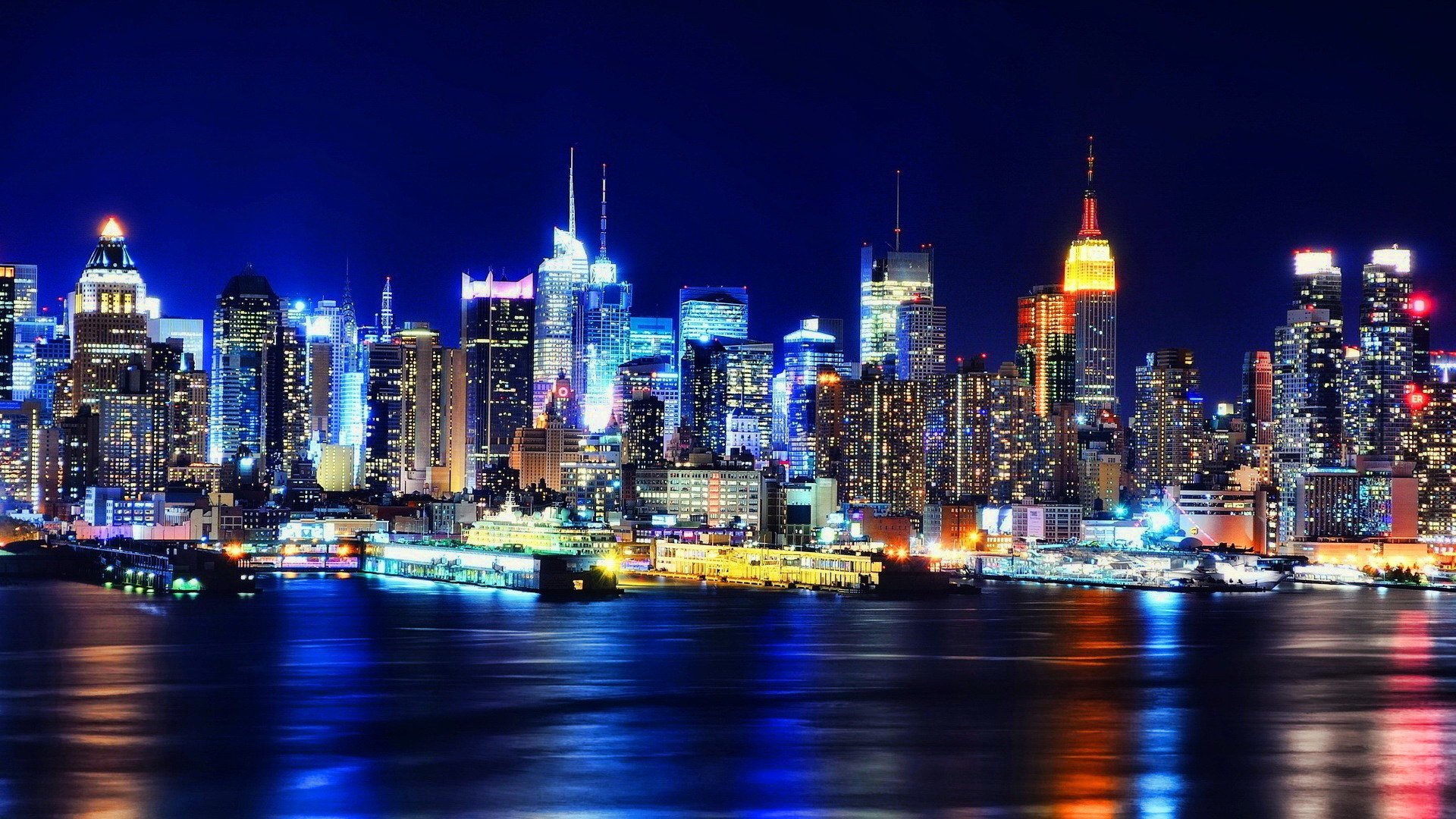 man made Manhattan Image