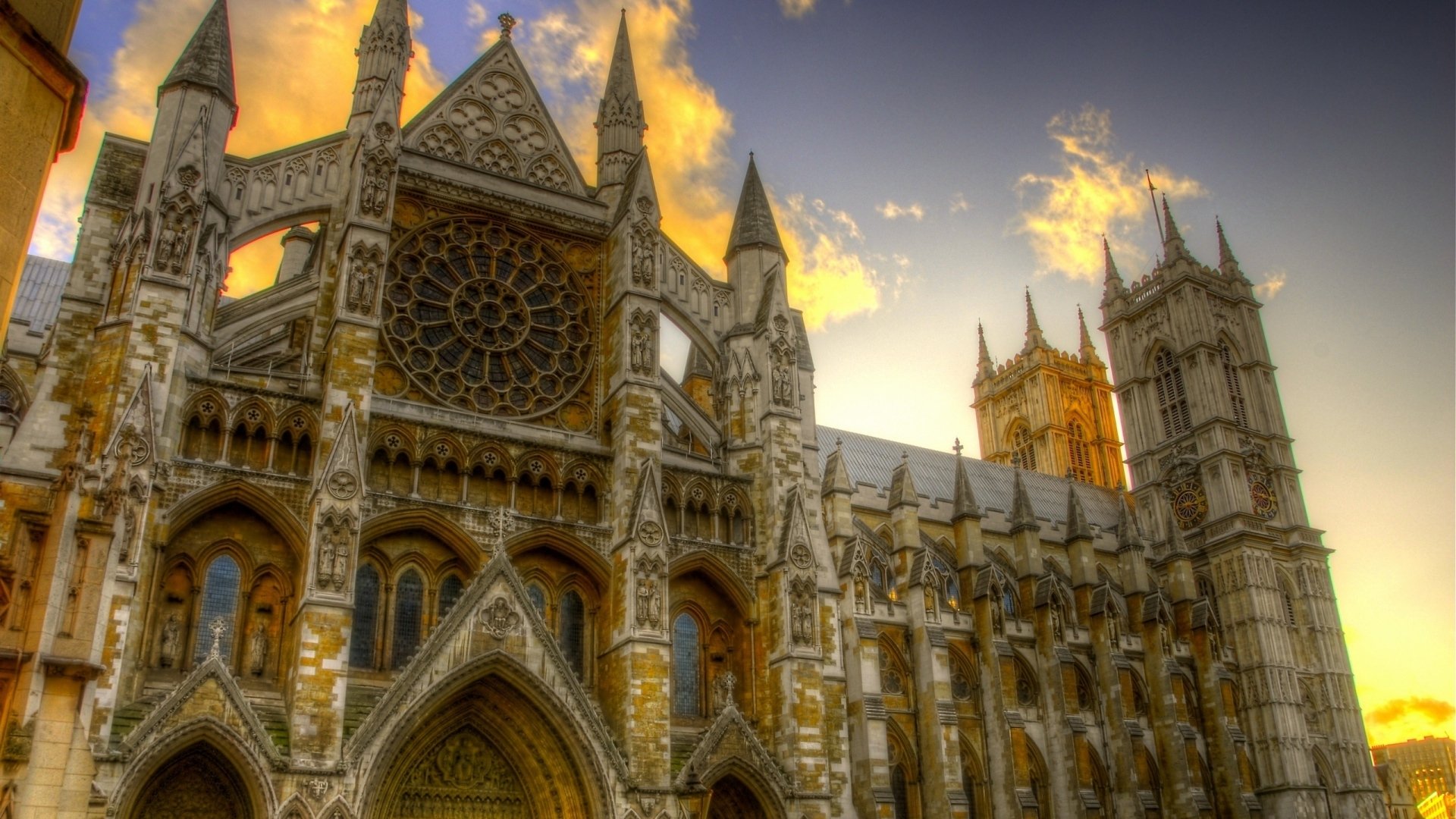 close-up church architecture London religious westminster abbey Image
