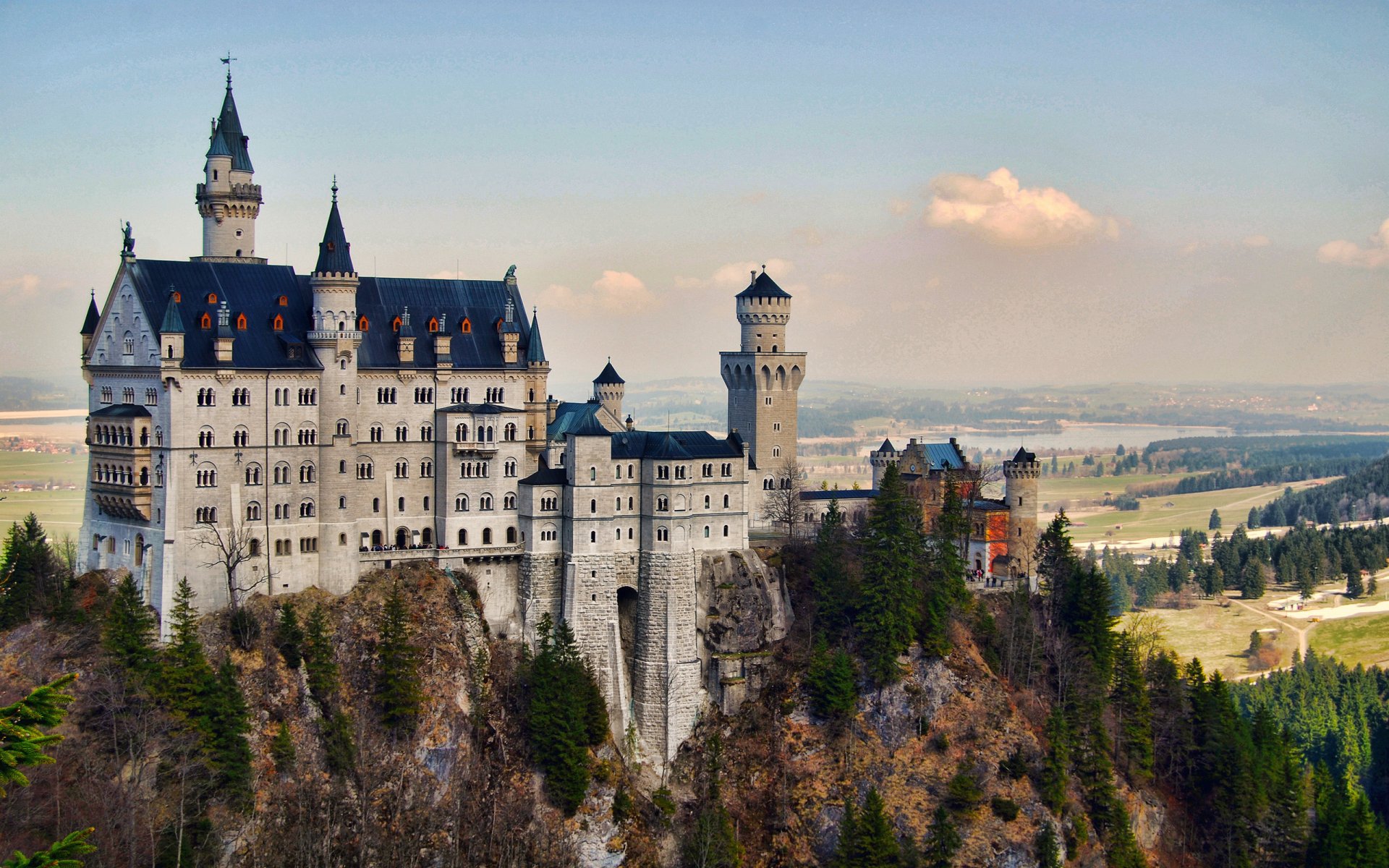 man made Neuschwanstein Castle Image