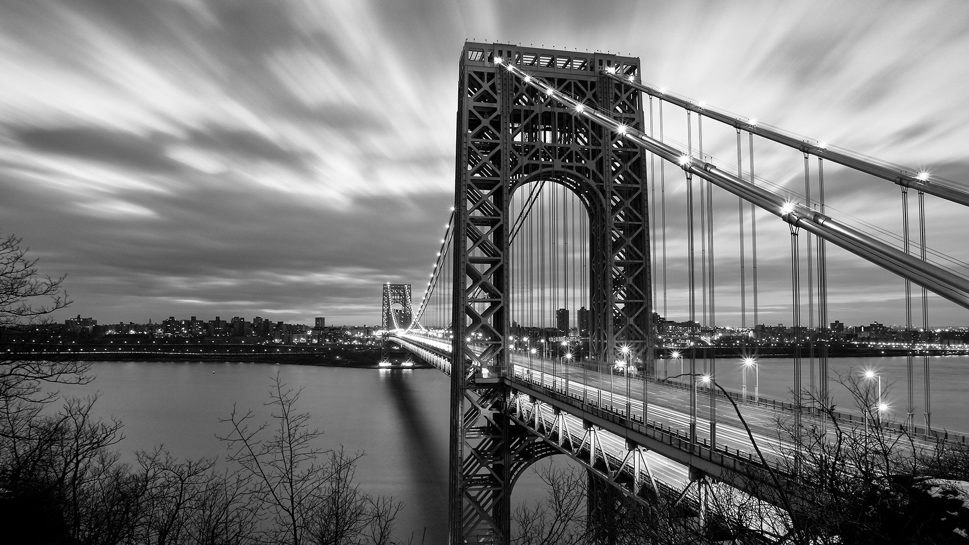 man made George Washington Bridge Image