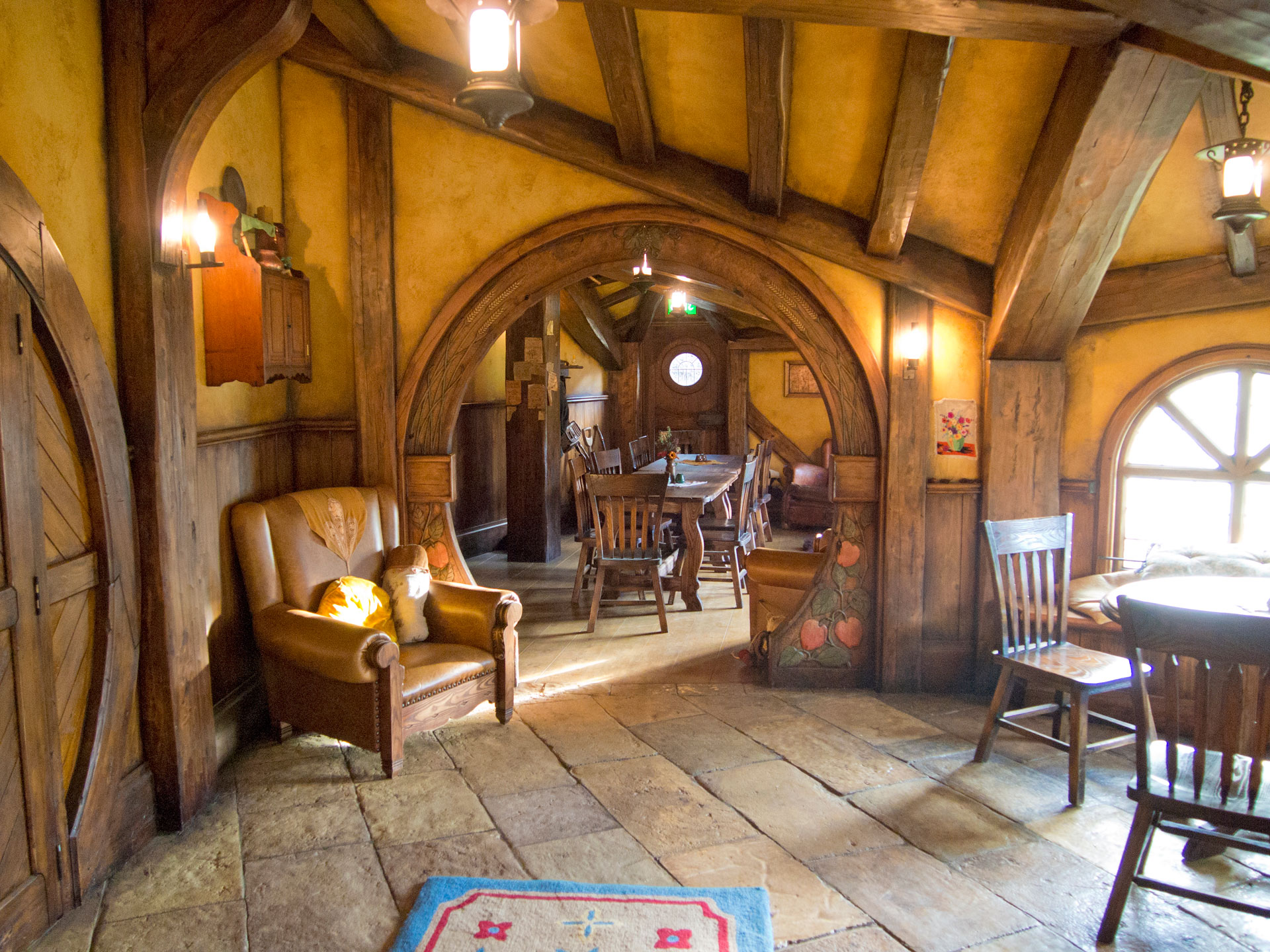 inside the hobbit pub