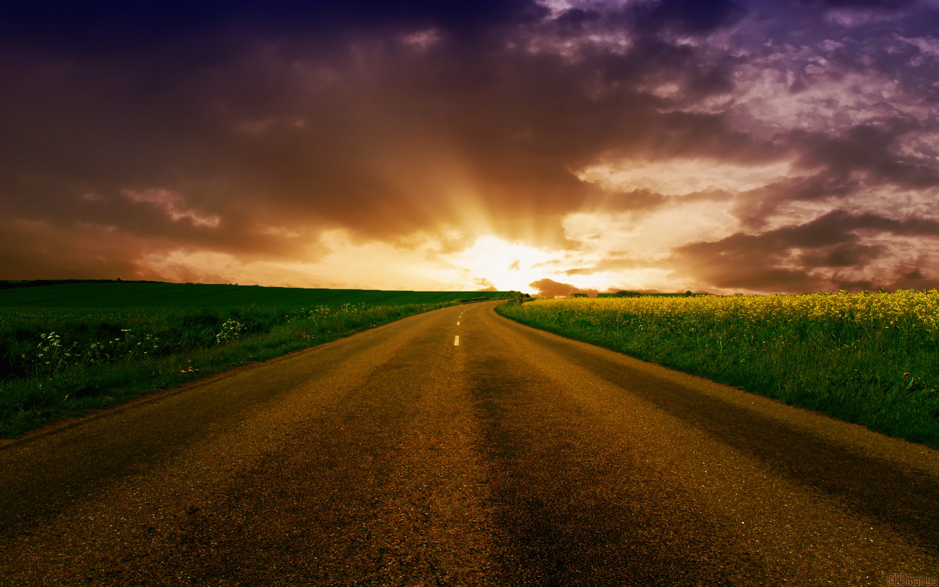 Road at Sunrise Image - ID: 291226 - Image Abyss