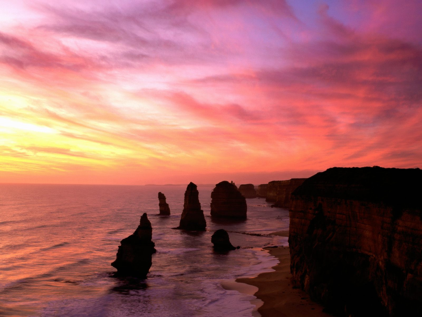  Twelve Apostles in Australia at Sunset