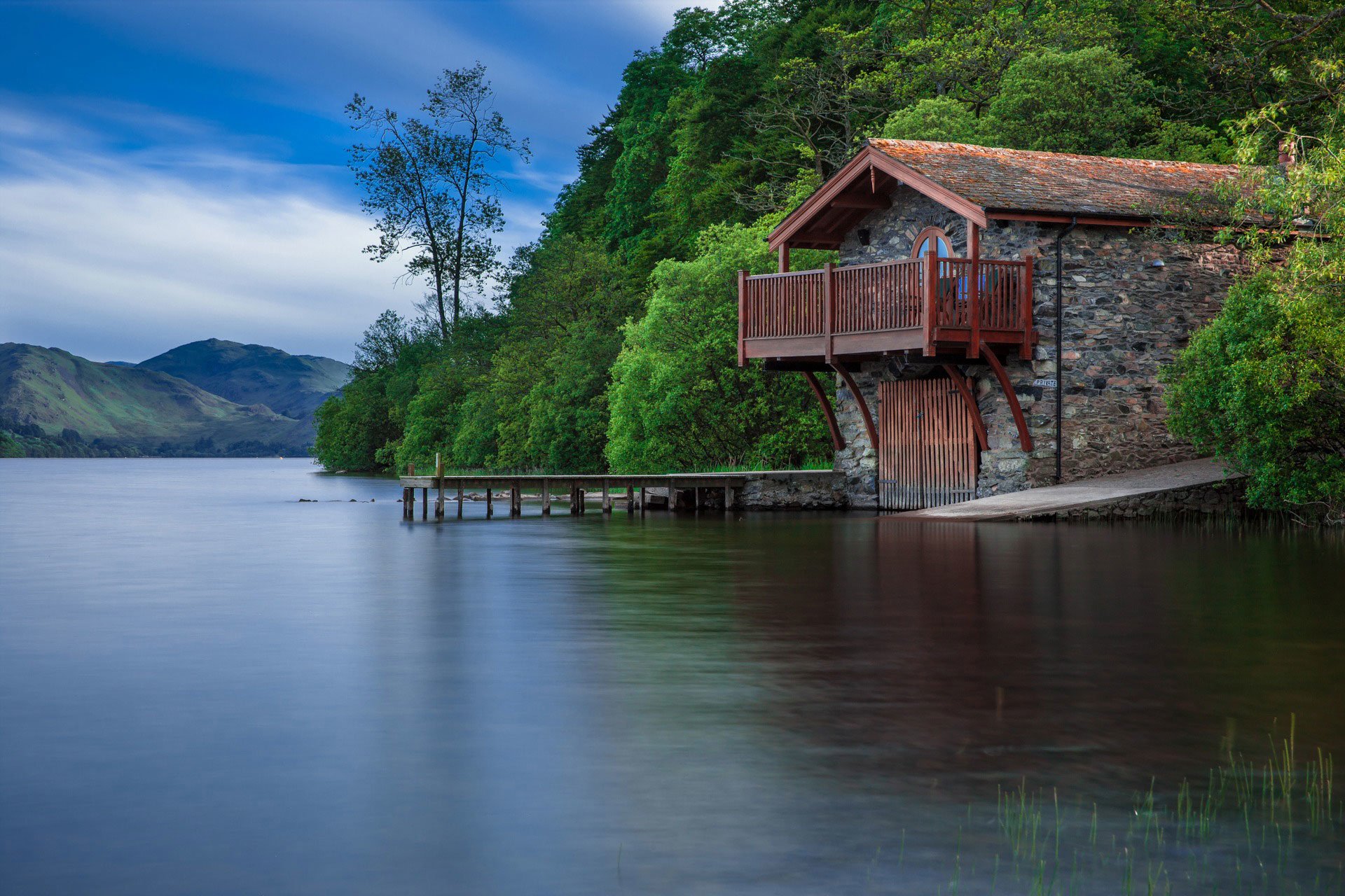  boat house and lakeside cottage