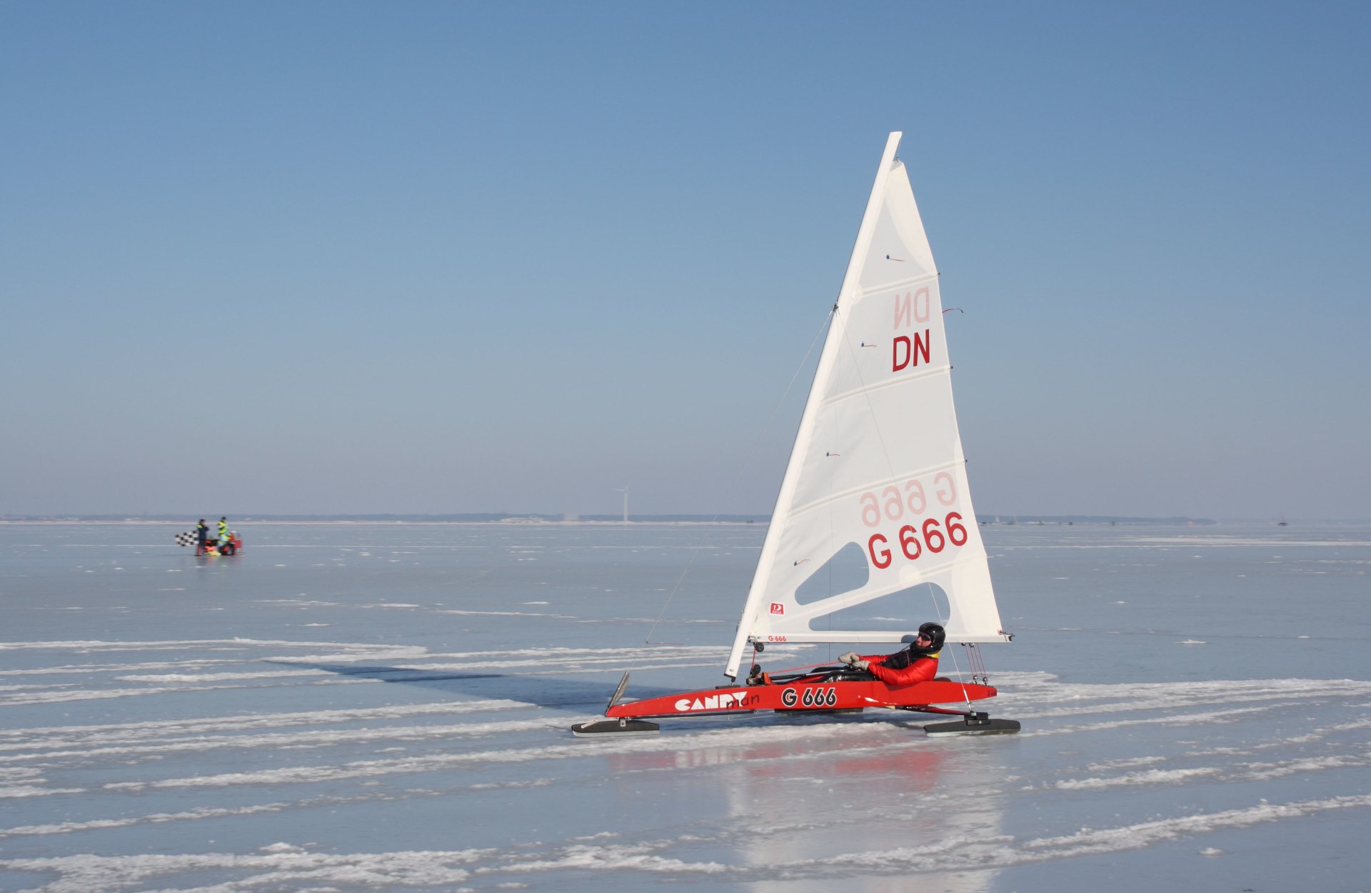 ice yachting