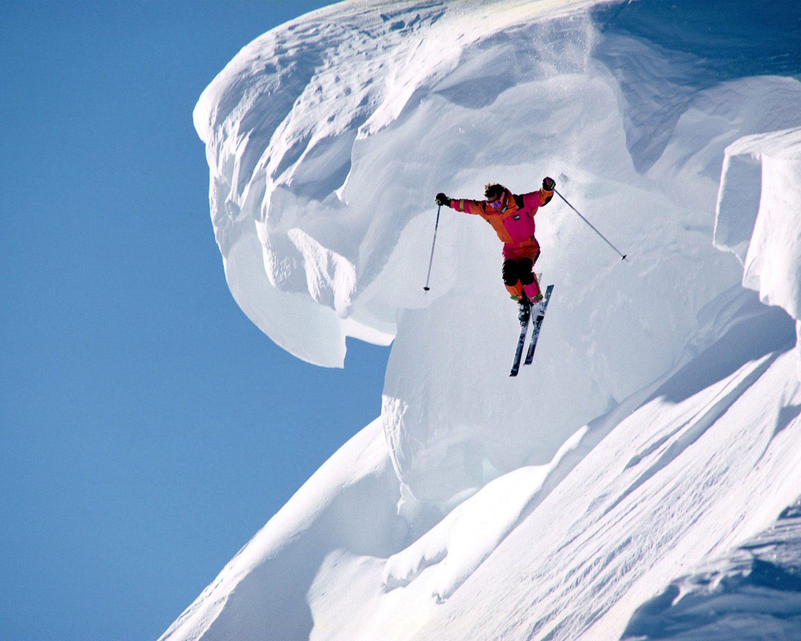 David Perry - freefall skiing